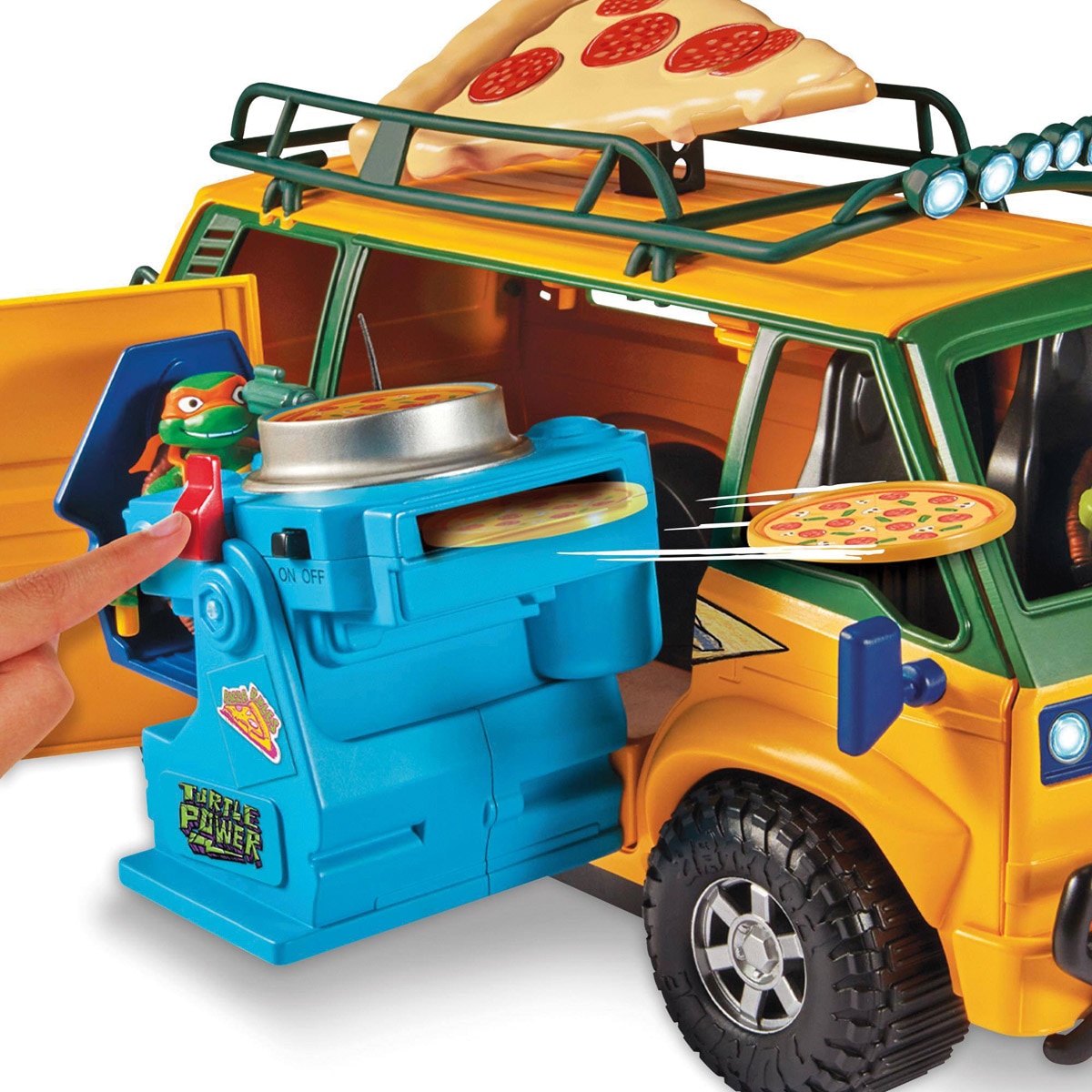 Vehículo Furgoneta Pizza Van Tortugas Ninja Famosa 3