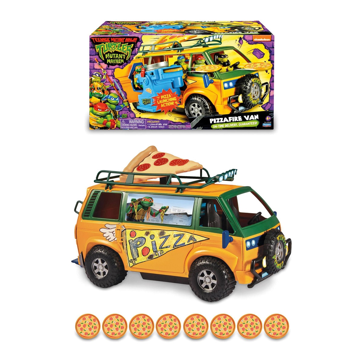 Vehículo Furgoneta Pizza Van Tortugas Ninja Famosa 4