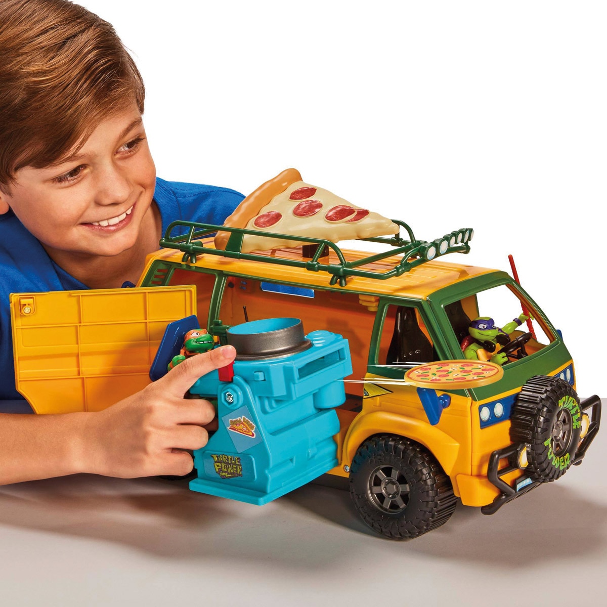 Vehículo Furgoneta Pizza Van Tortugas Ninja Famosa 5