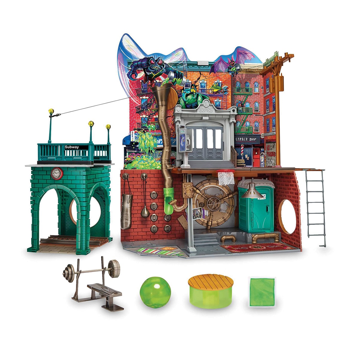 Imagen 0 de Play Set Sewer Lair Tortugas Ninja Famosa