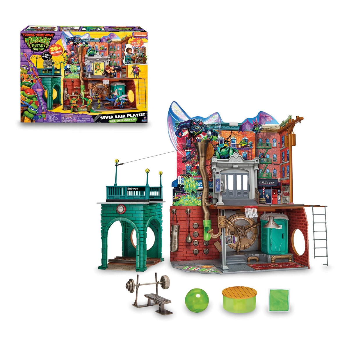 Play Set Sewer Lair Tortugas Ninja Famosa 3