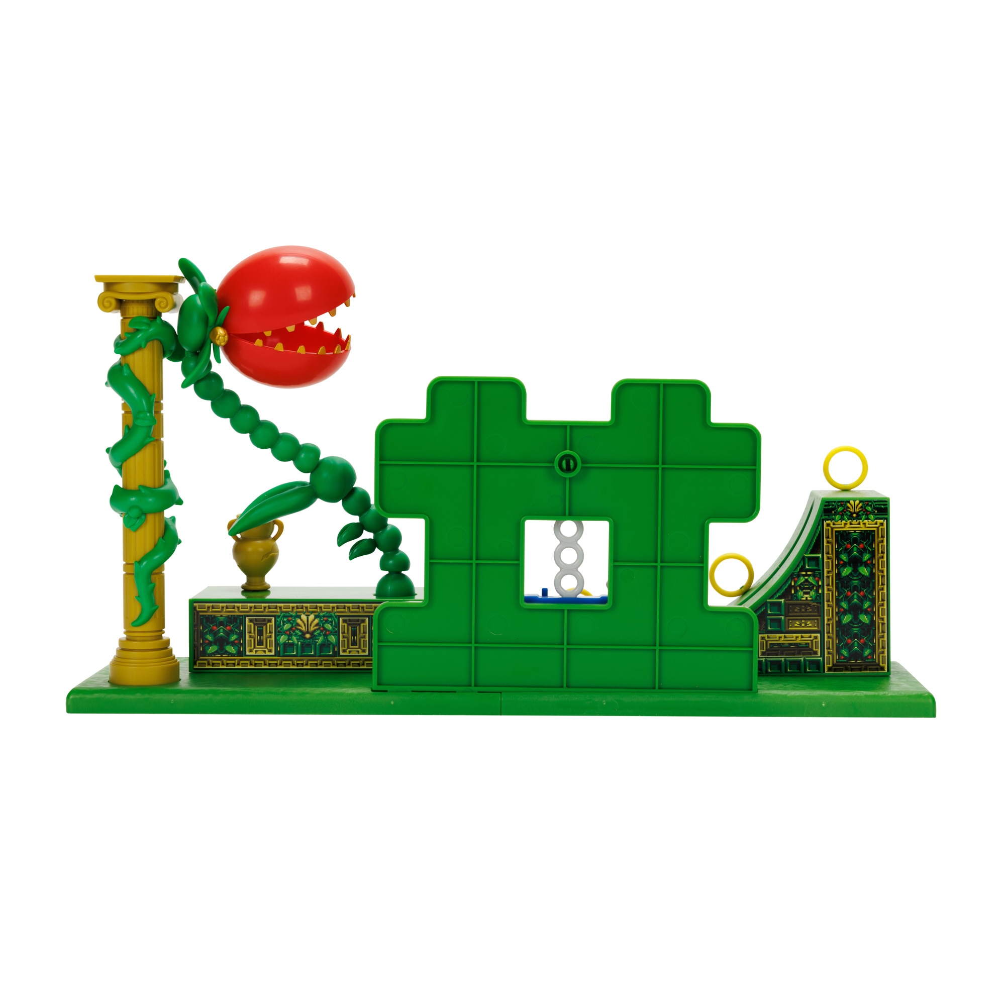 Playset Zona "Circuito de Carreras" con figura Sonic coleccionable 6 cm Sonic The Hedgehog Sega 8