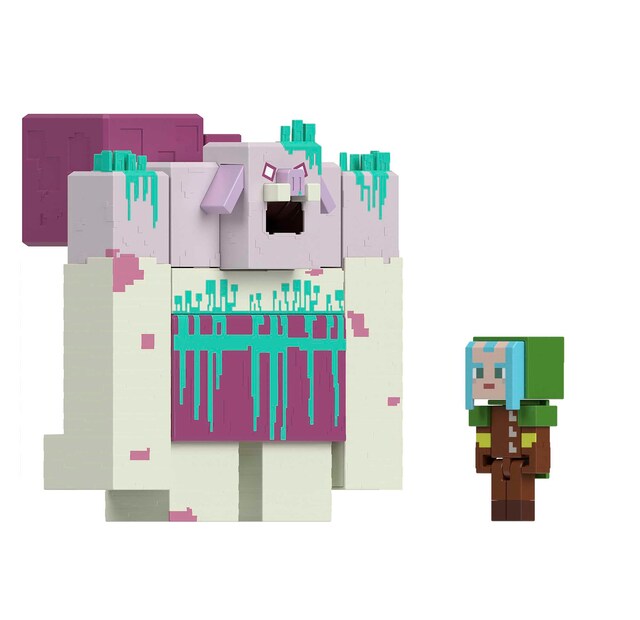 Figura surtida Legends Devorador con slime Minecraft Mattel