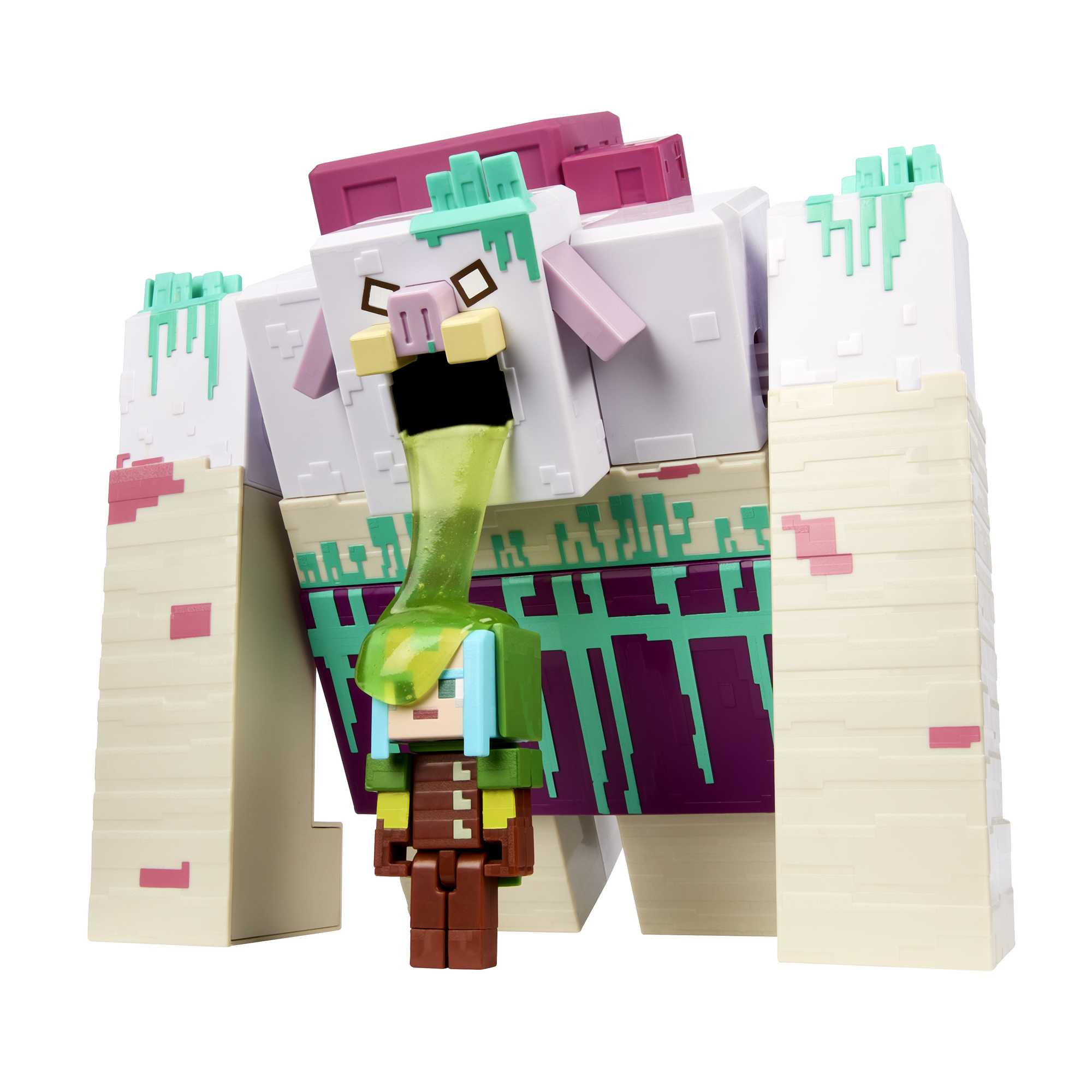 Figura surtida Legends Devorador con slime Minecraft Mattel 6