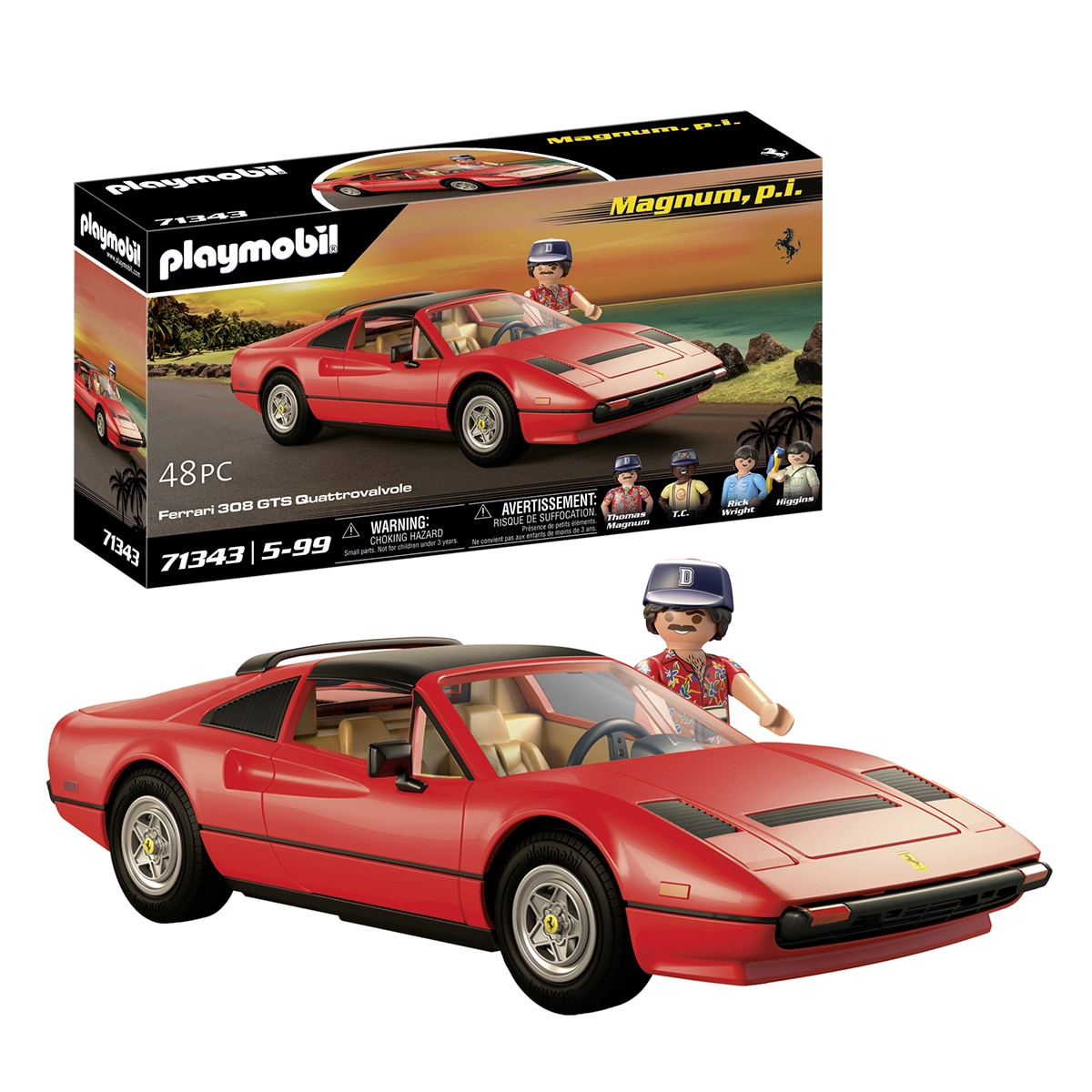 Magnum Ferrari 308Gt Playmobil Magnum Ferrari 3