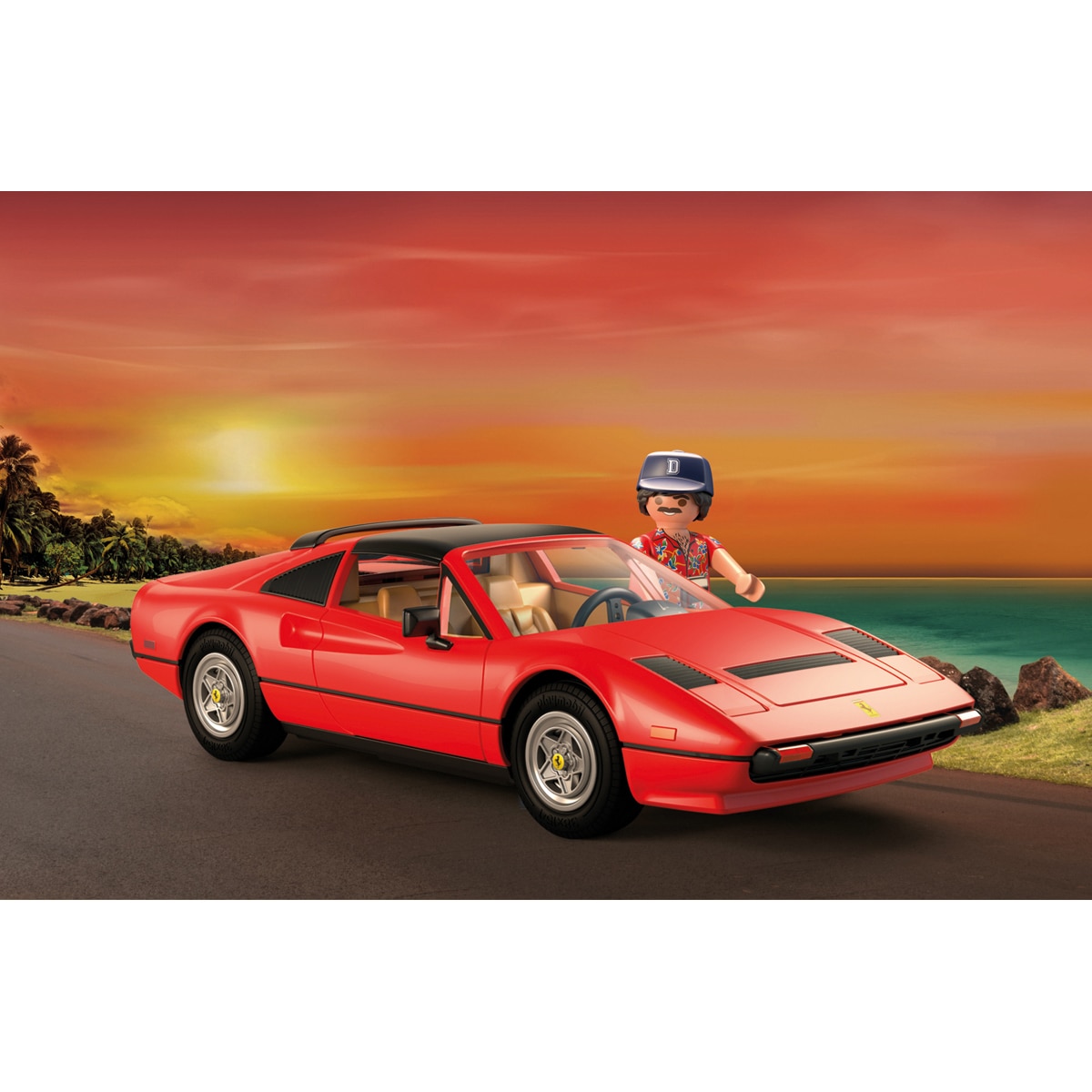 Magnum Ferrari 308Gt Playmobil Magnum Ferrari · Playmobil · El