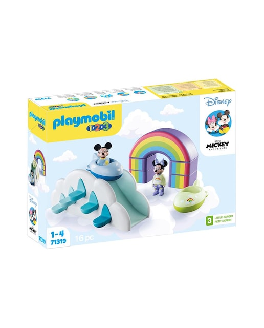 Imagem 0 de Mickey e Minnie Casa nas nuvens Playmobil 1.2.3