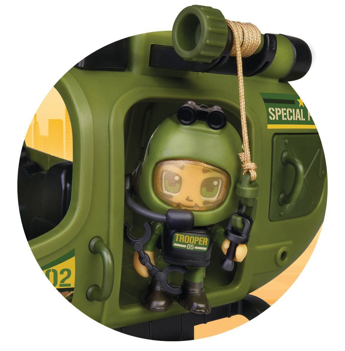 Helicóptero de Fuerzas Especiales Pinypon Action 3