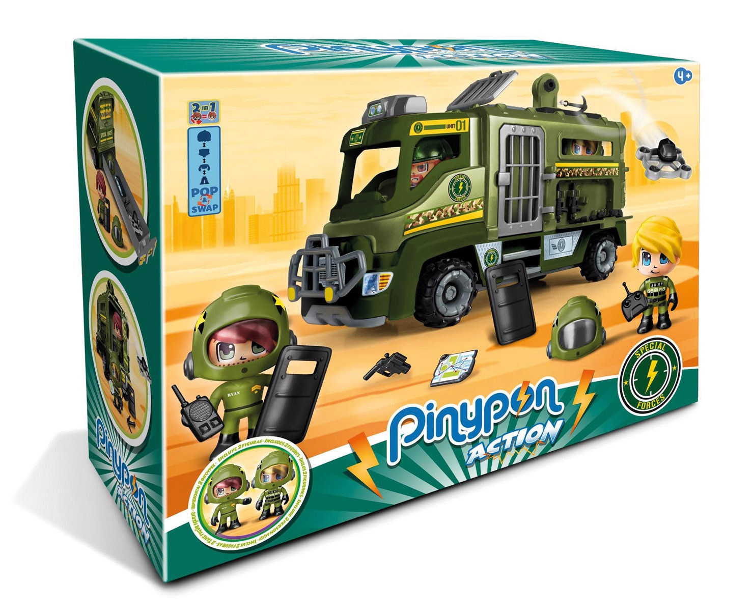 Furgón de Fuerzas Especiales Pinypon Action 2