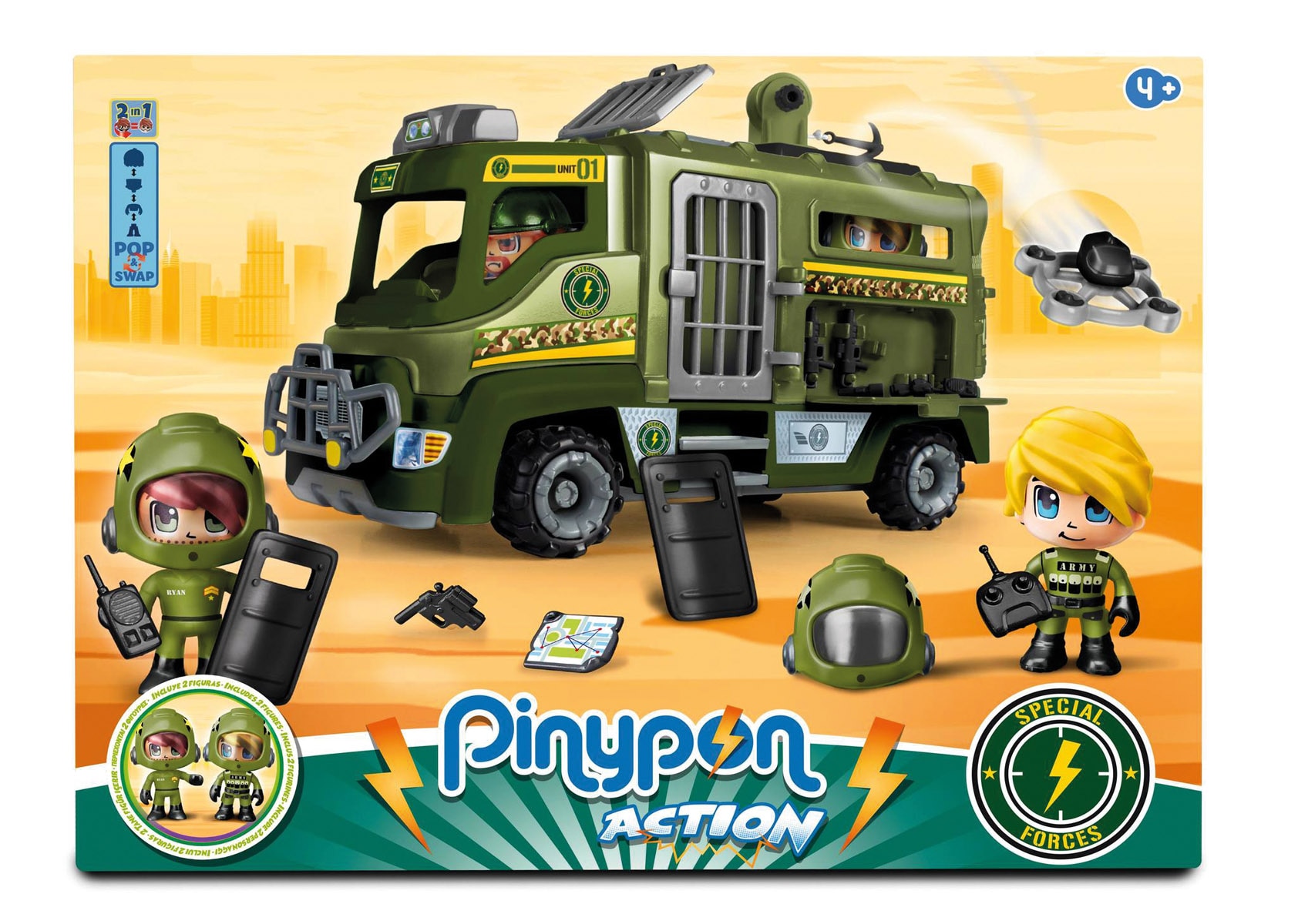 Furgón de Fuerzas Especiales Pinypon Action 3