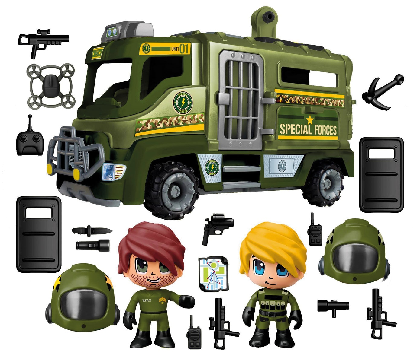 Furgón de Fuerzas Especiales Pinypon Action 4
