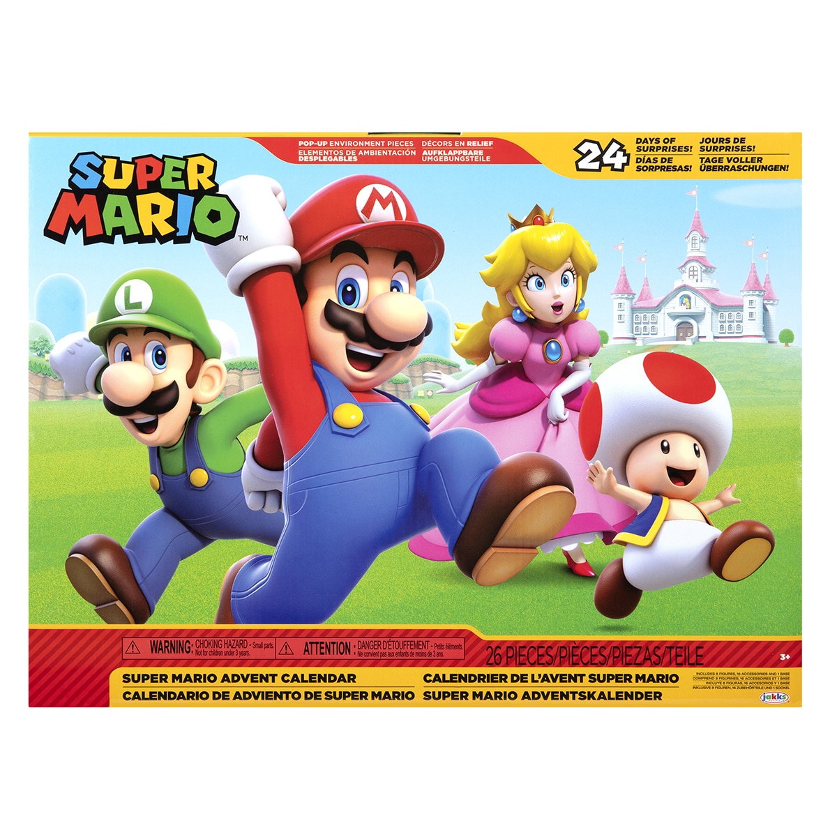 Calendario de Adviento Reino Champiñón Nintendo Super Mario 2