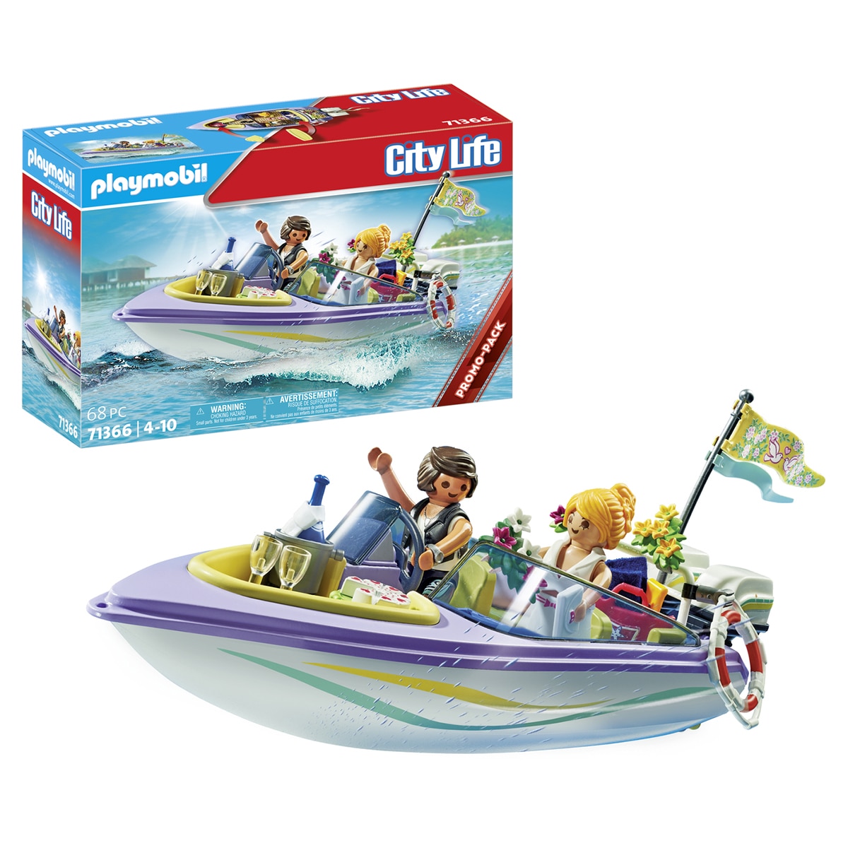 Paseo Lancha en la Luna de Miel Playmobil City Life 2