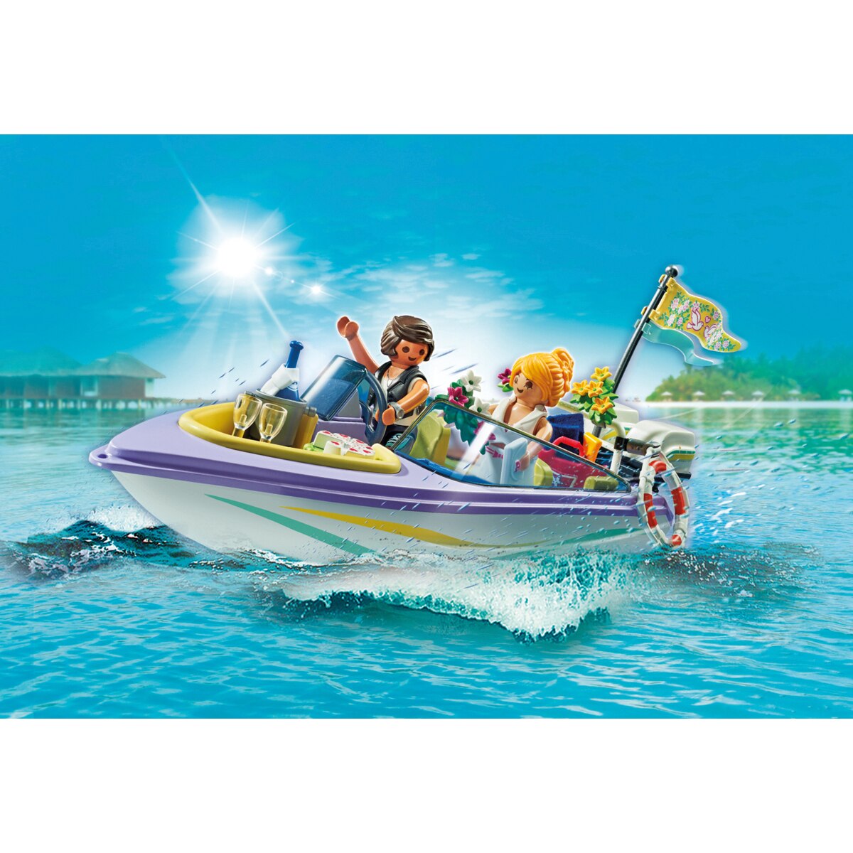 Paseo Lancha en la Luna de Miel Playmobil City Life 4