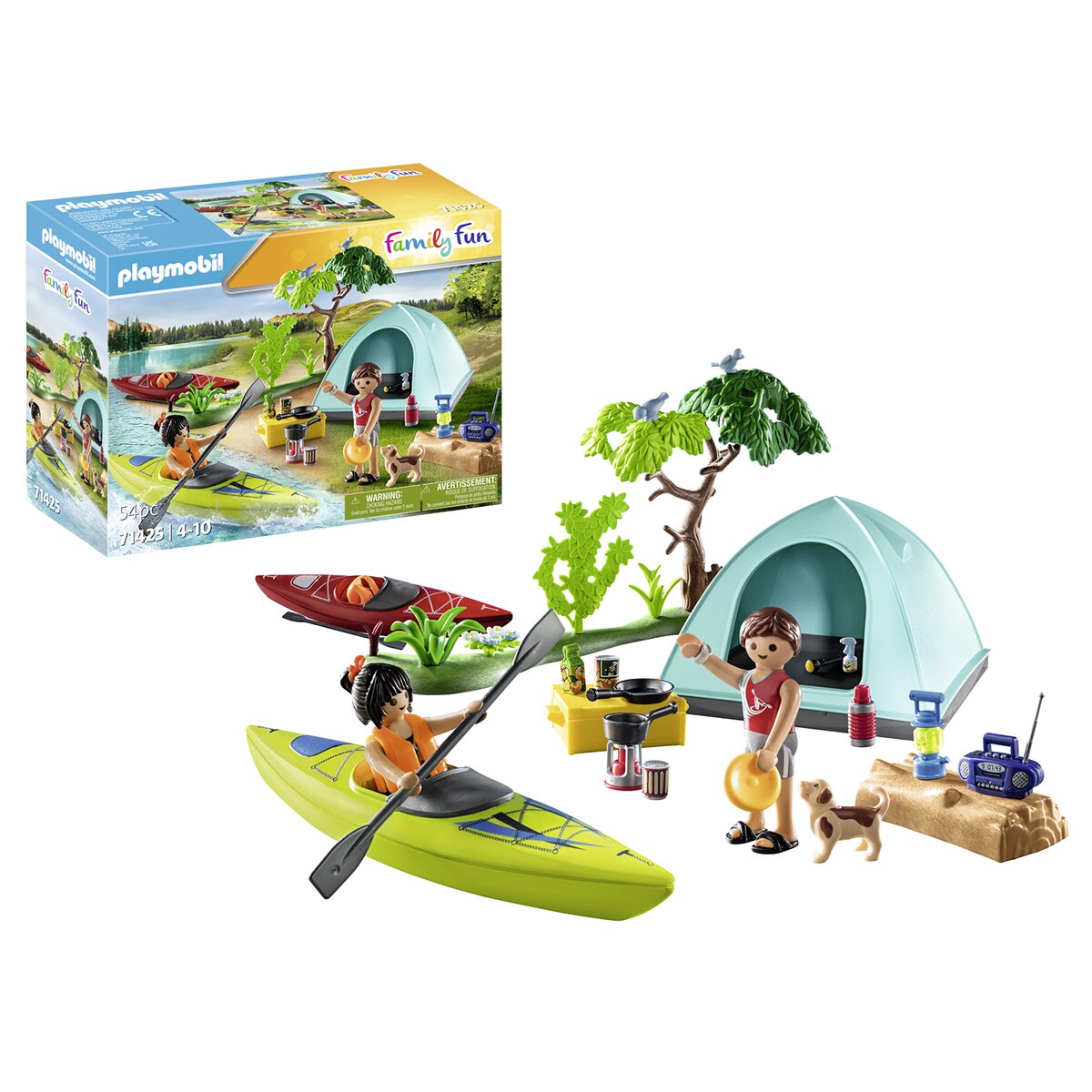 Camping con hoguera Playmobil 2