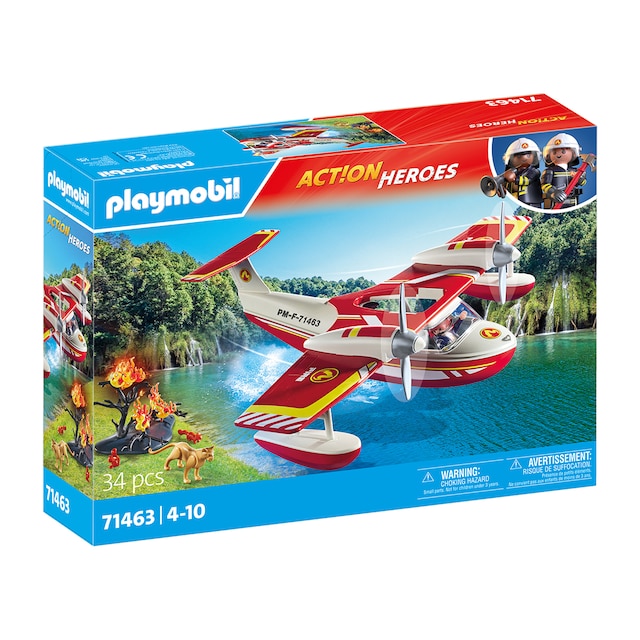 Hidroavión de bomberos Playmobil Action Heroes