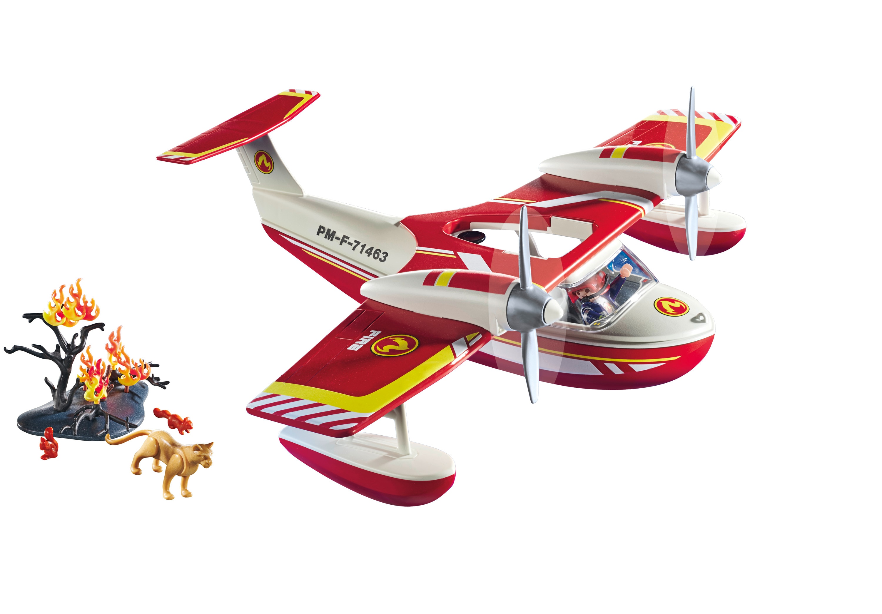 Hidroavión de bomberos Playmobil Action Heroes 2