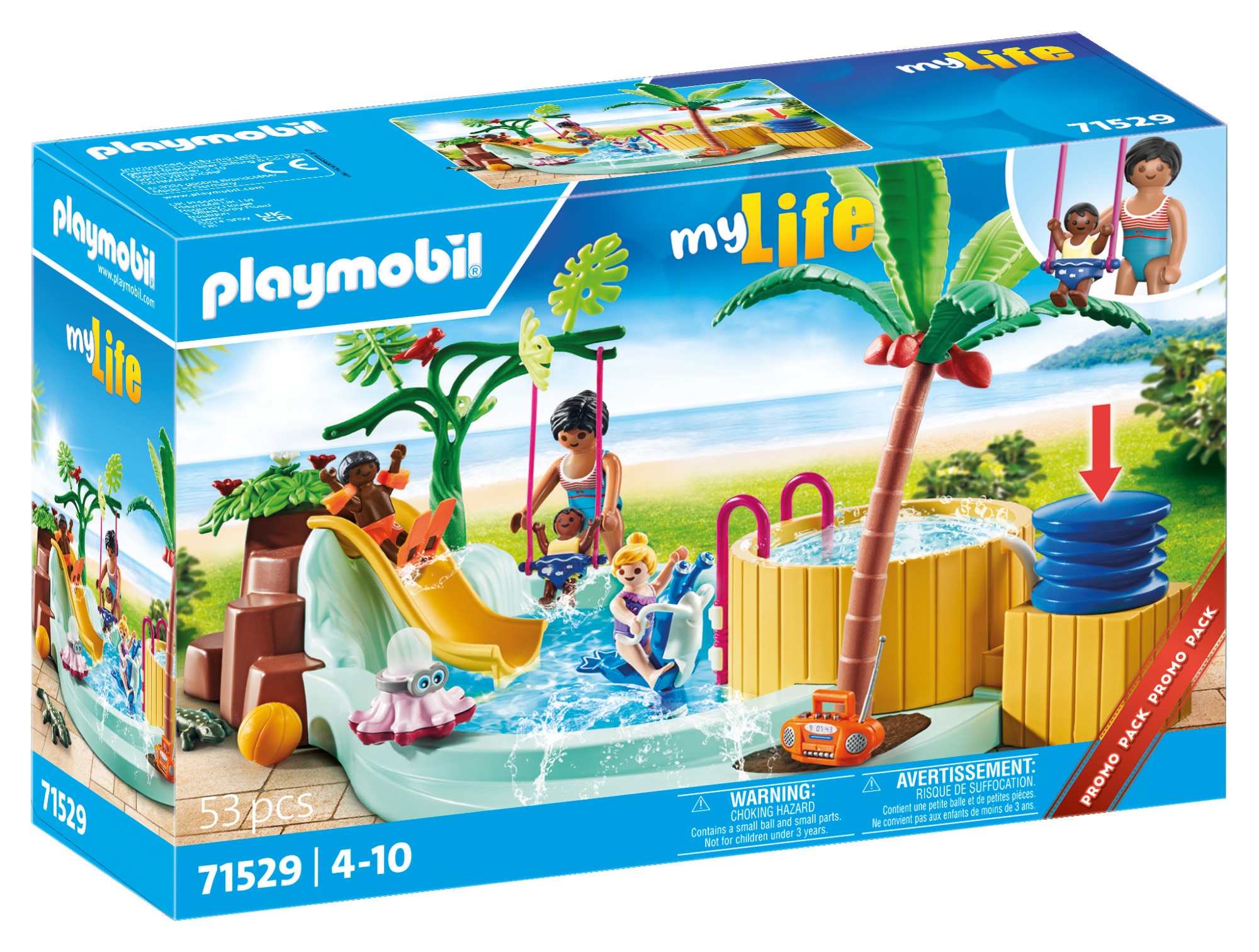 Piscina infantil con jacuzzi Playmobil My Life 1