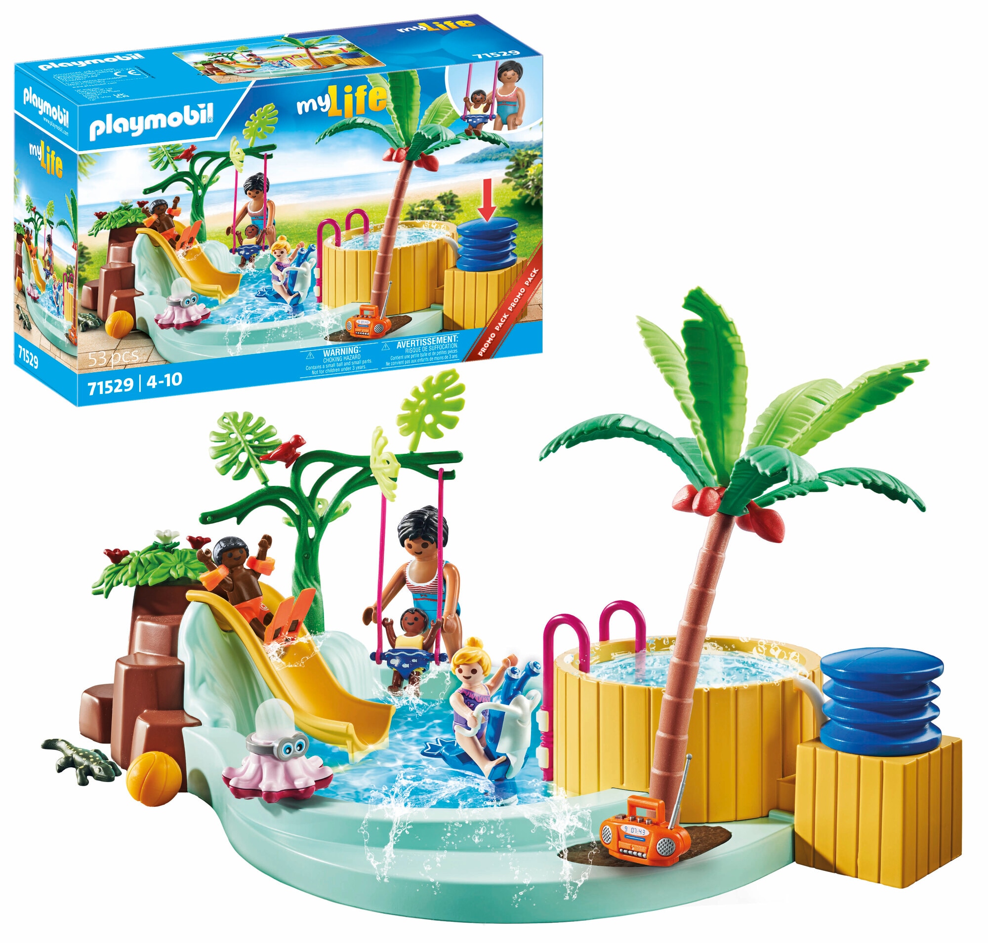 Piscina infantil con jacuzzi Playmobil My Life 3