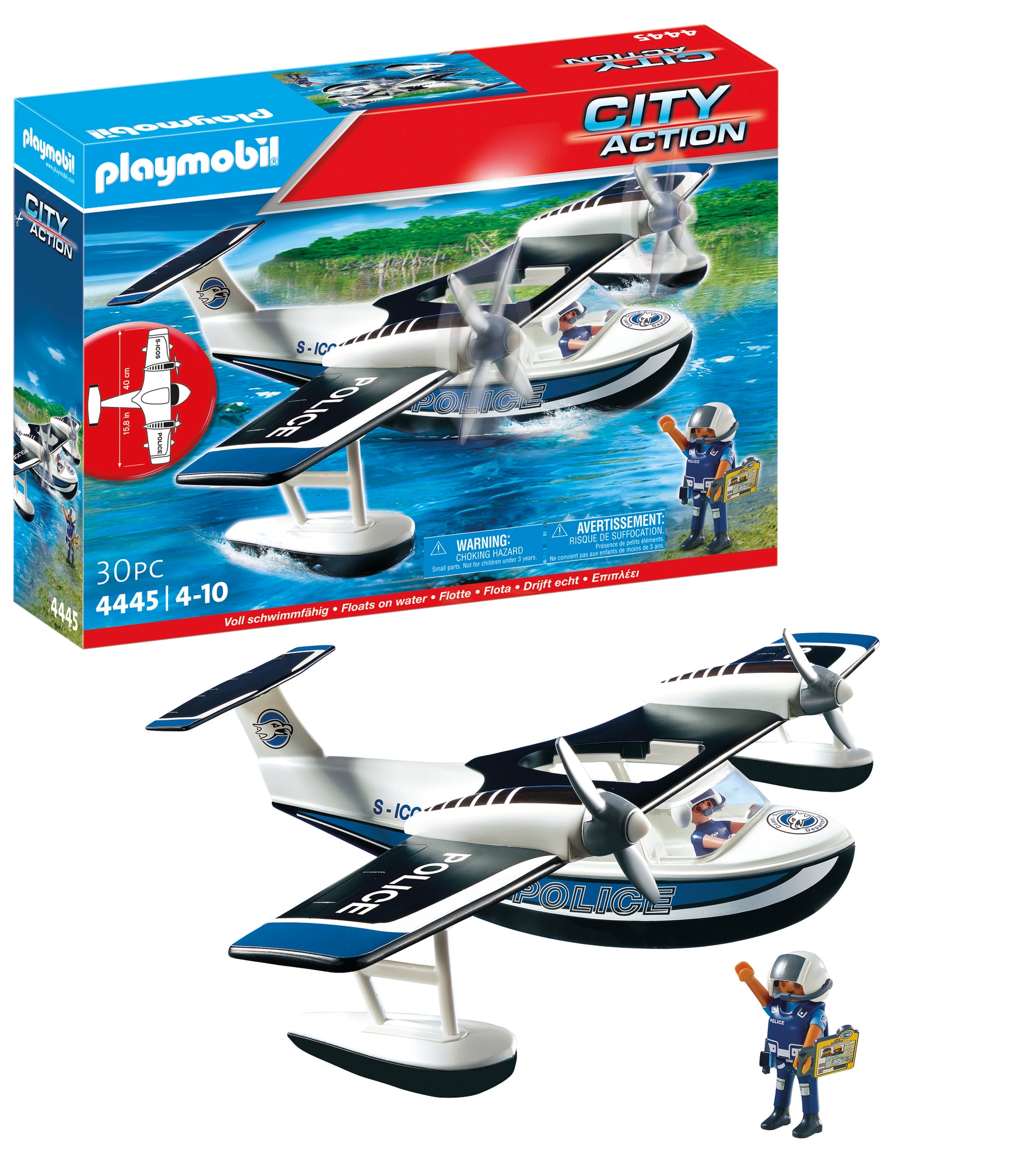 Hidroavión de Policía Playmobil City Action 2