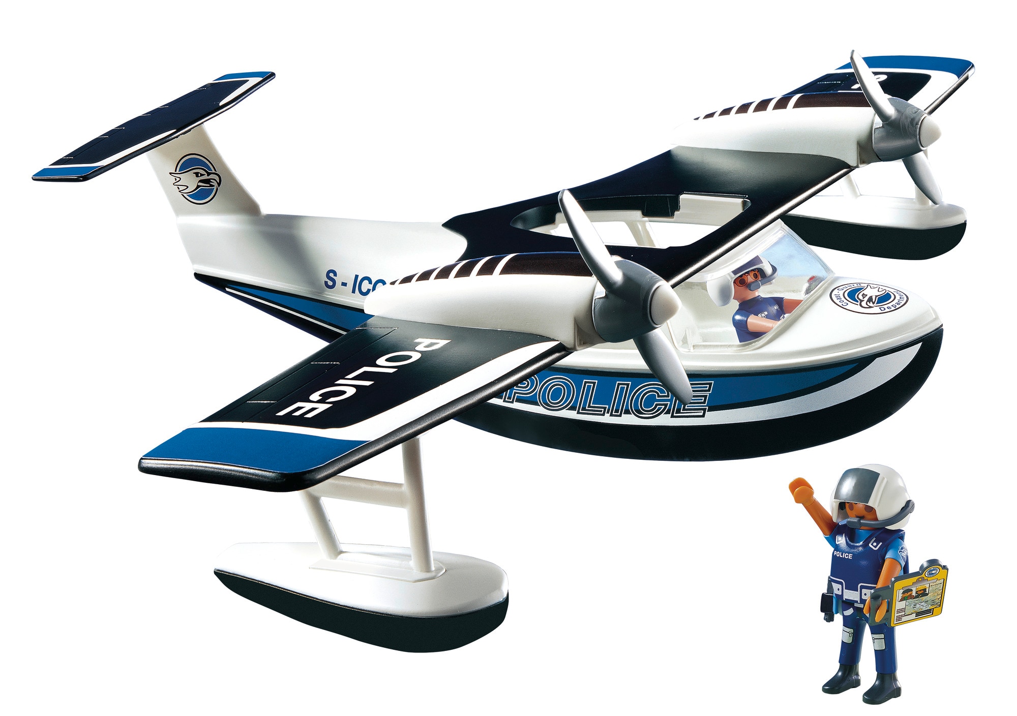 Hidroavión de Policía Playmobil City Action 3