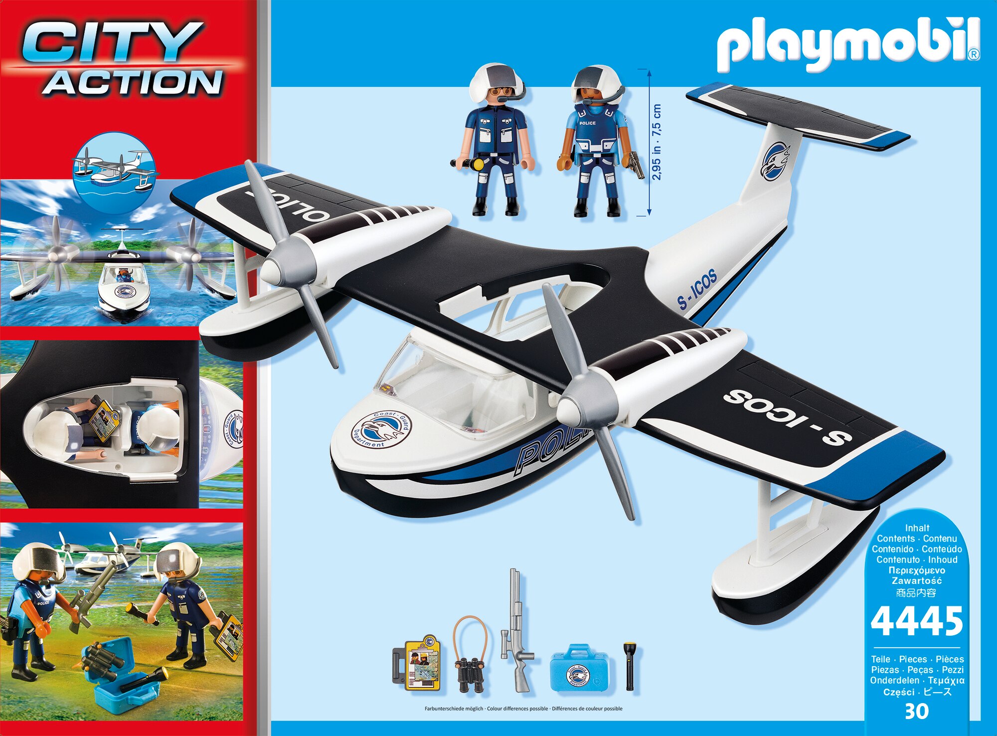 Hidroavión de Policía Playmobil City Action 4