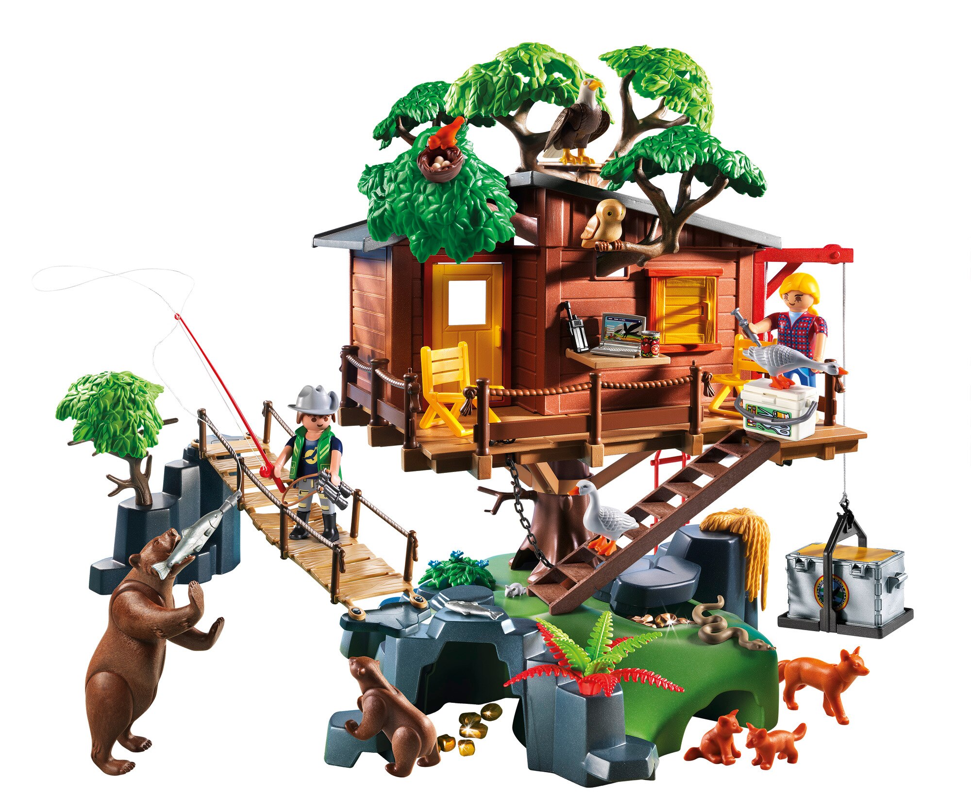 Casa del Árbol de Aventuras Playmobil Wild Life 3