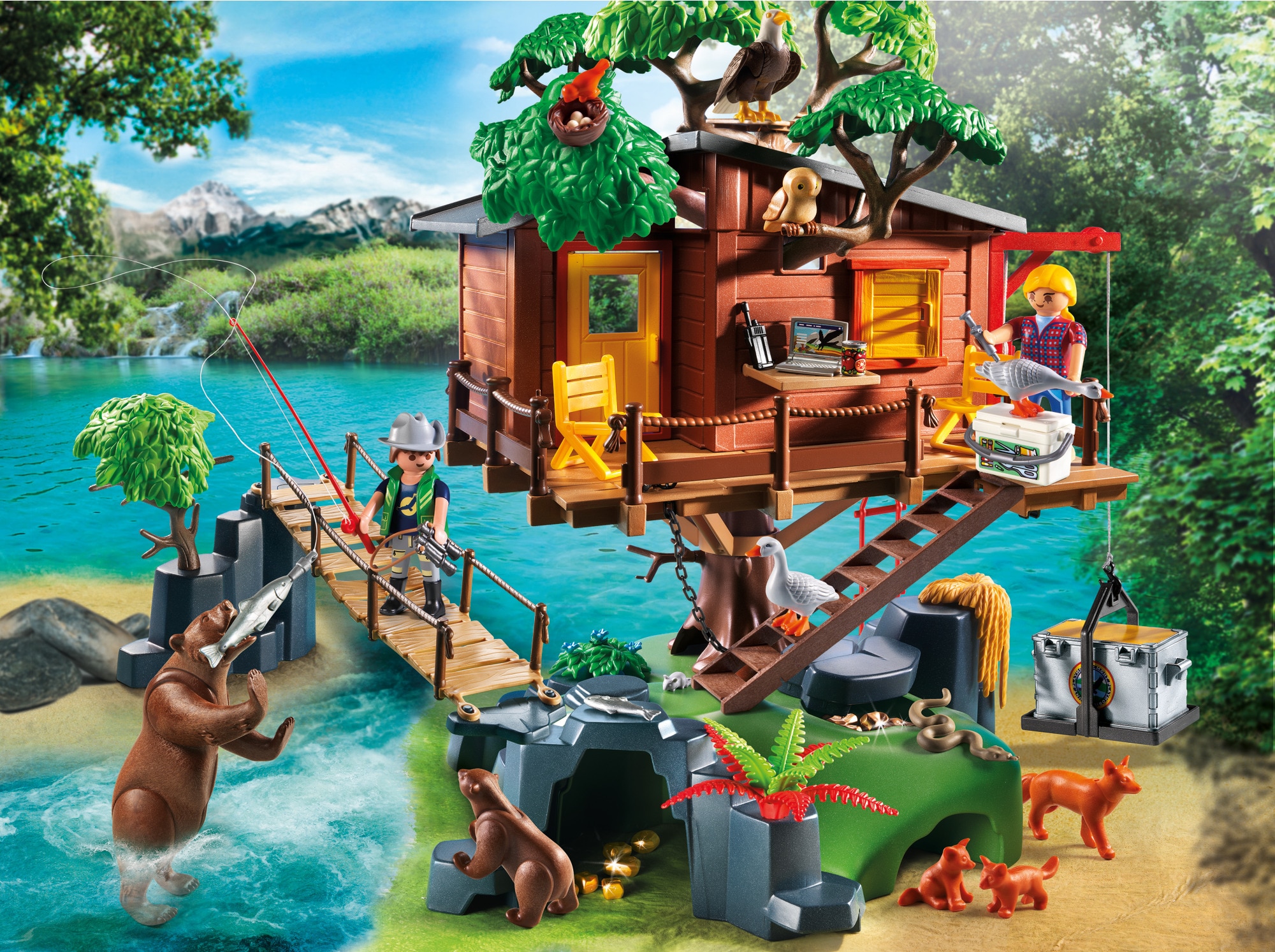 Casa del Árbol de Aventuras Playmobil Wild Life 5