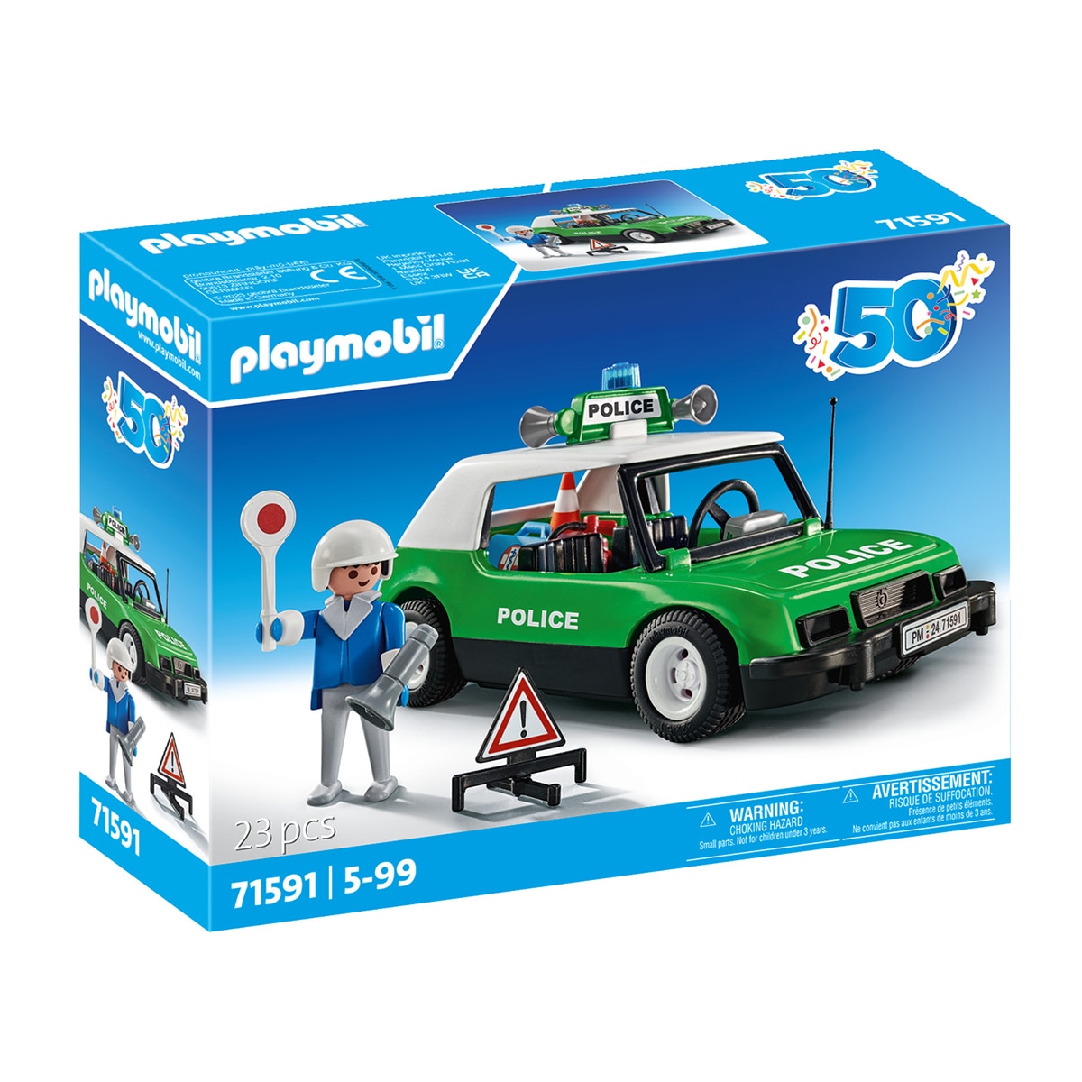 Imagen 0 de Coche policía clásico Playmobil 50th Anniversary