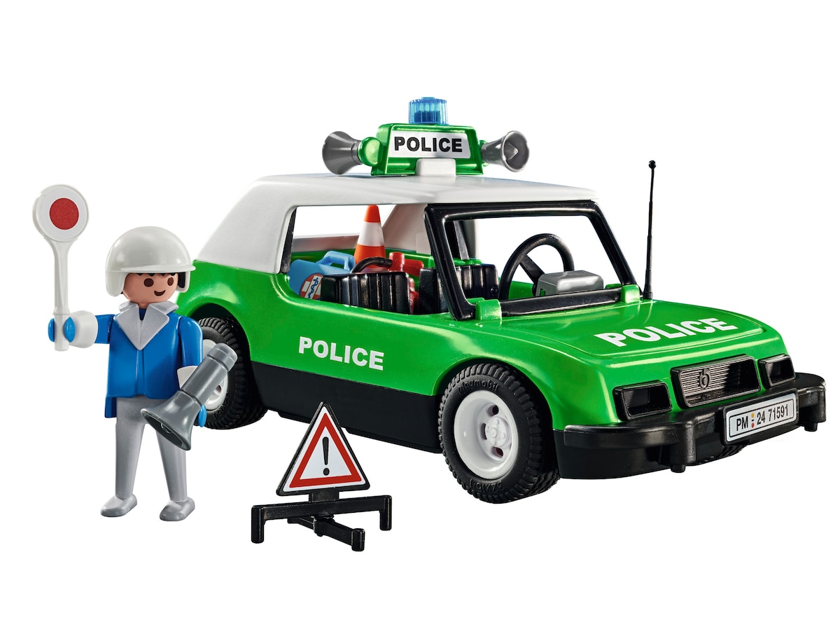 Coche policía clásico Playmobil 50th Anniversary 3