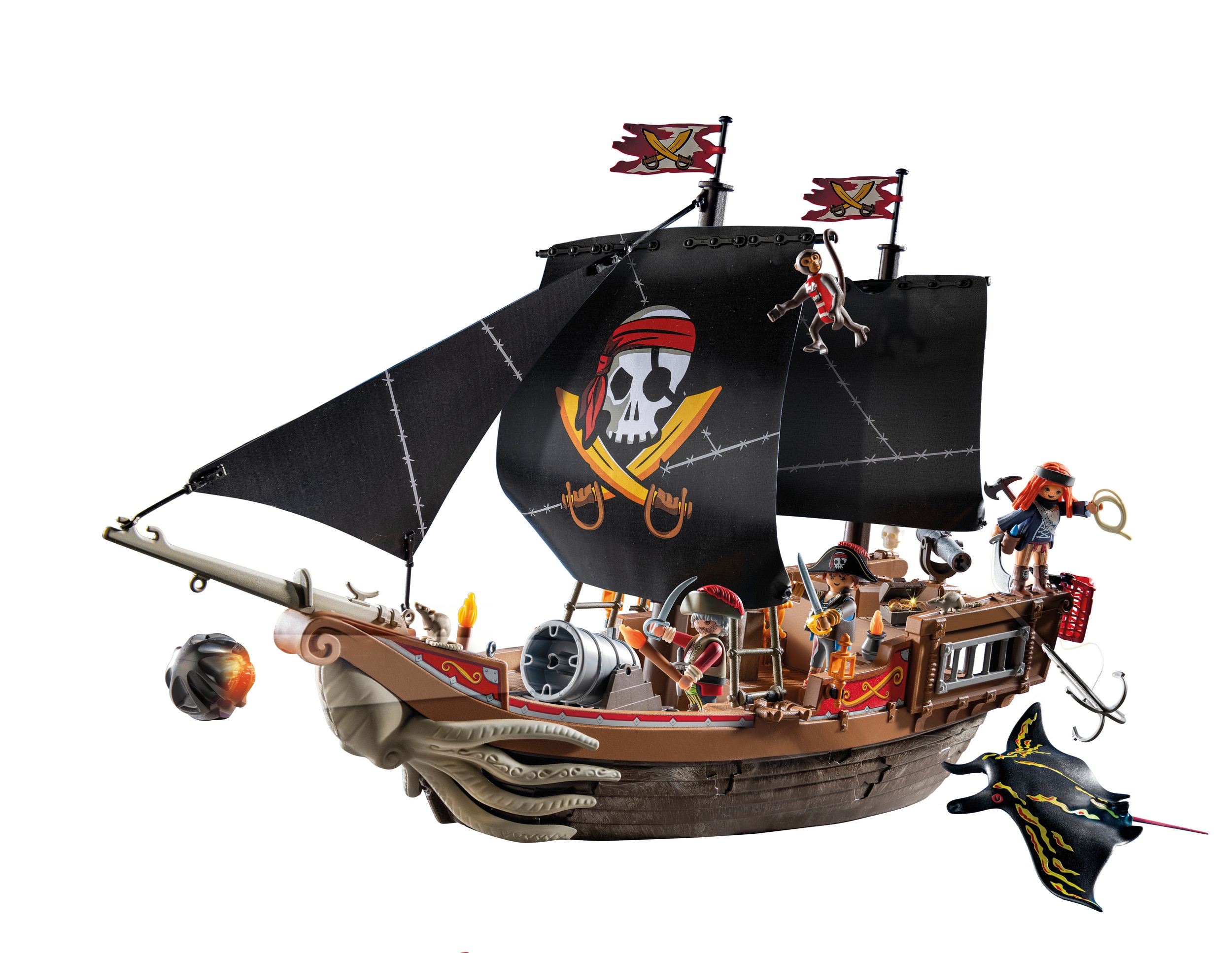 Grande navio pirata Playmobil 2