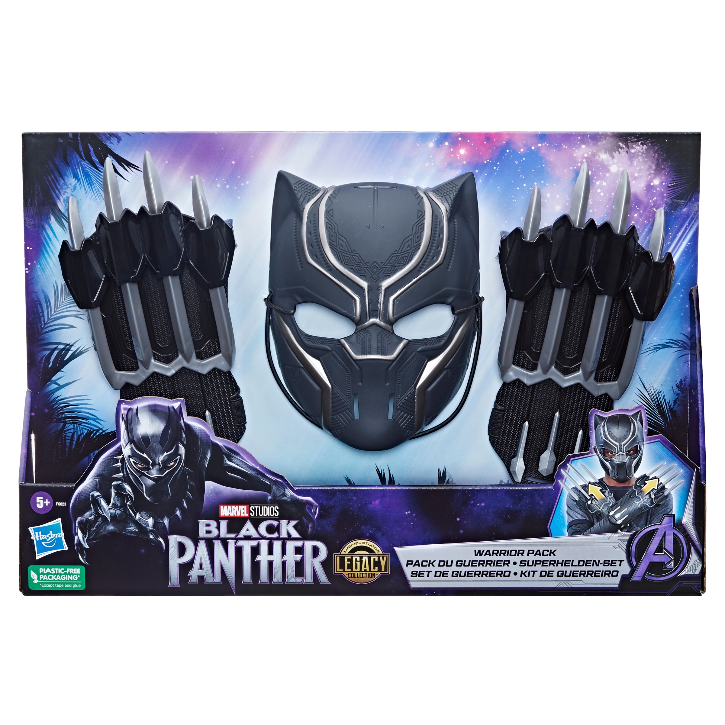 Set de Guerrero Legacy Collection Black Panther Hasbro 3