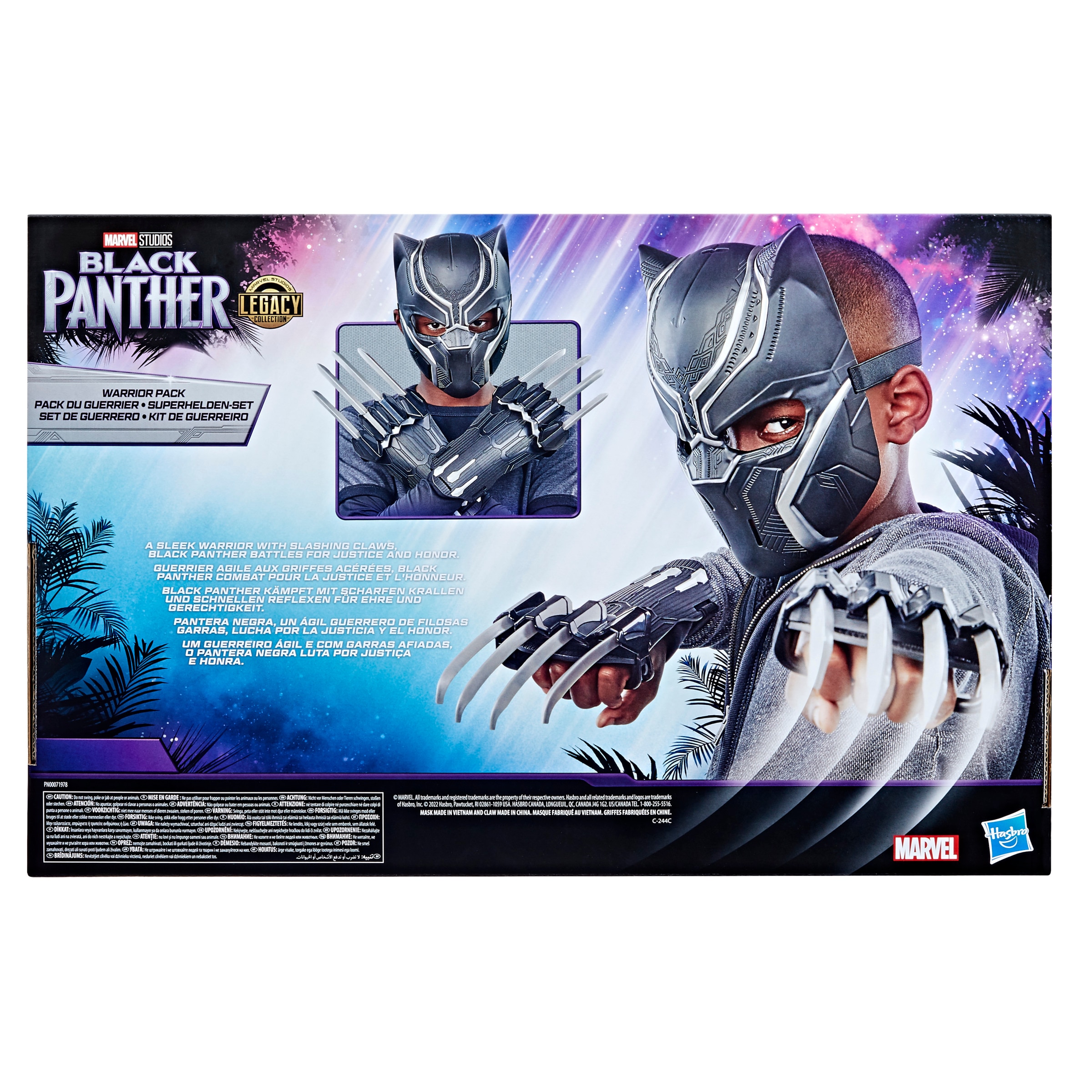 Set de Guerrero Legacy Collection Black Panther Hasbro 4