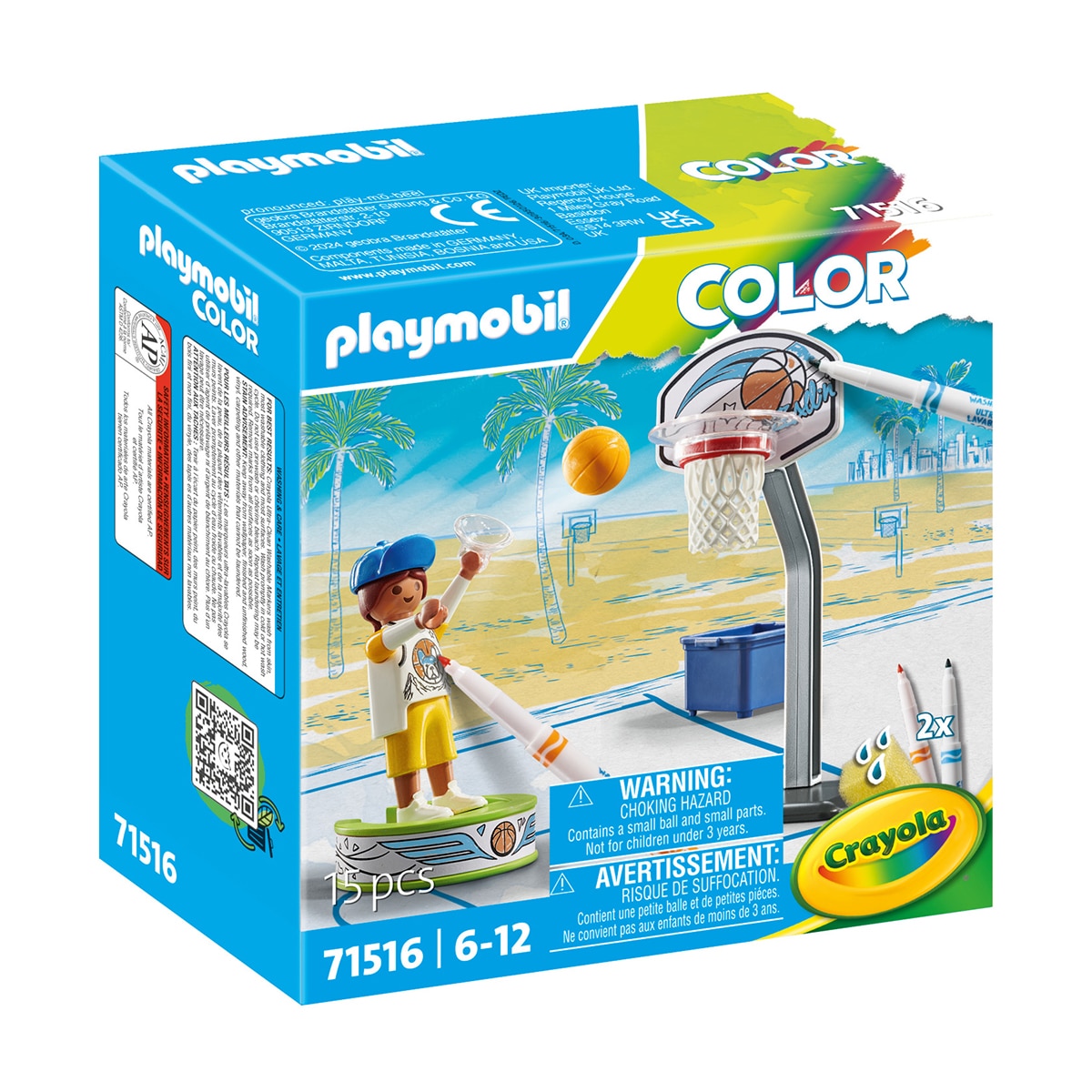 Imagen 0 de Skater con baloncesto Playmobil