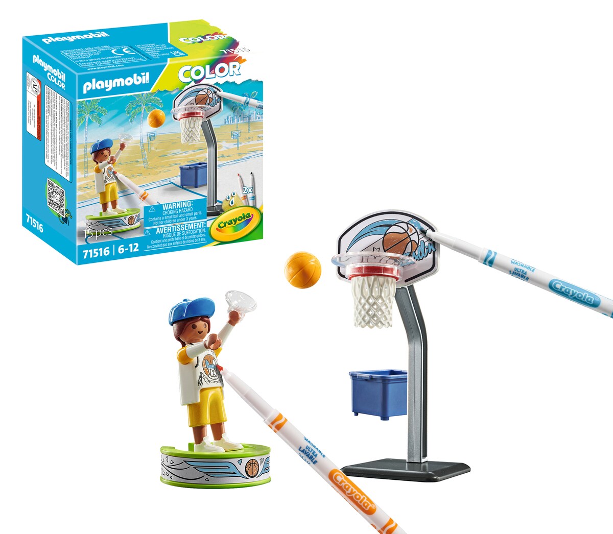 Skater con baloncesto Playmobil · Playmobil · El Corte Inglés - Main Image