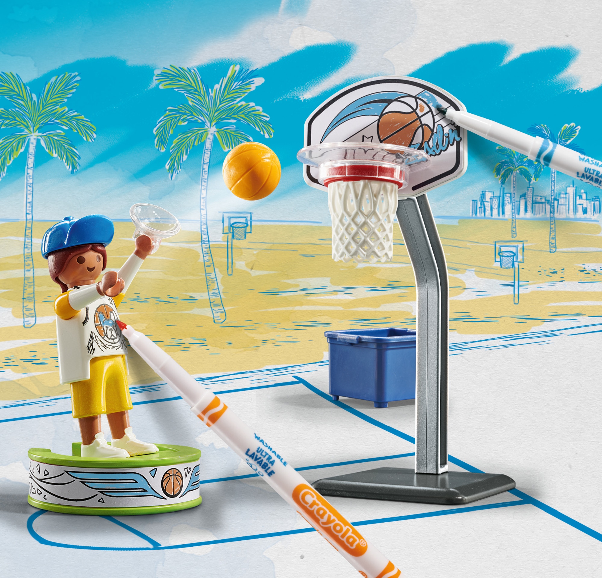 Skater con baloncesto Playmobil 4