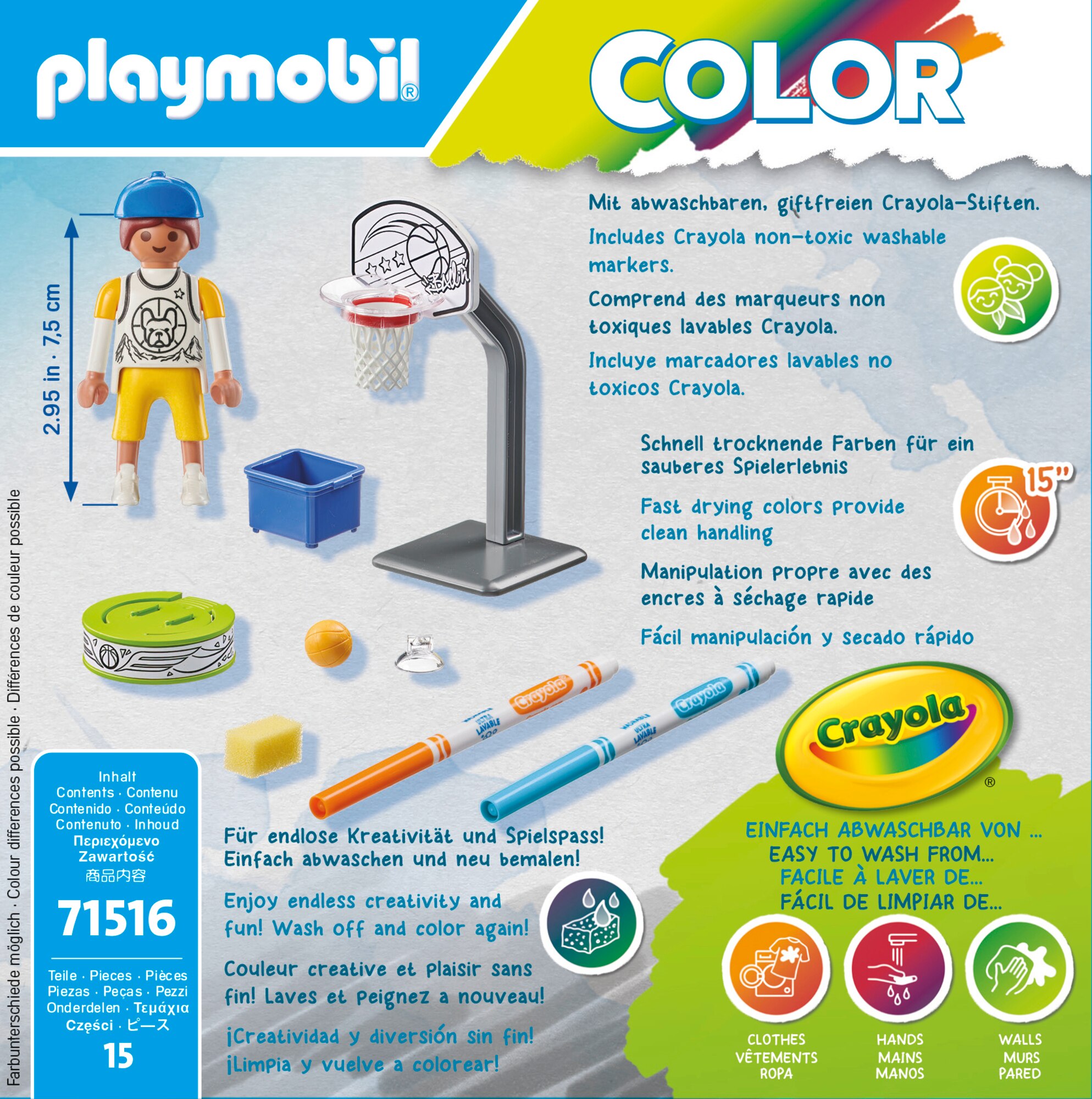 Skater con baloncesto Playmobil 5