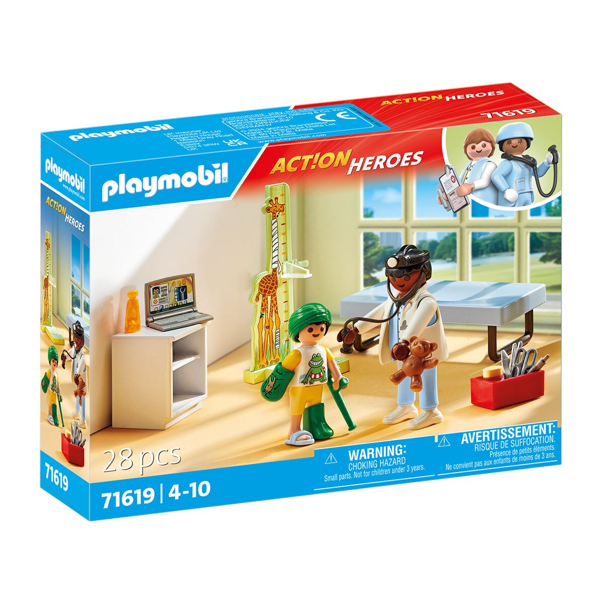 Pediatra con osito de peluche Playmobil 1