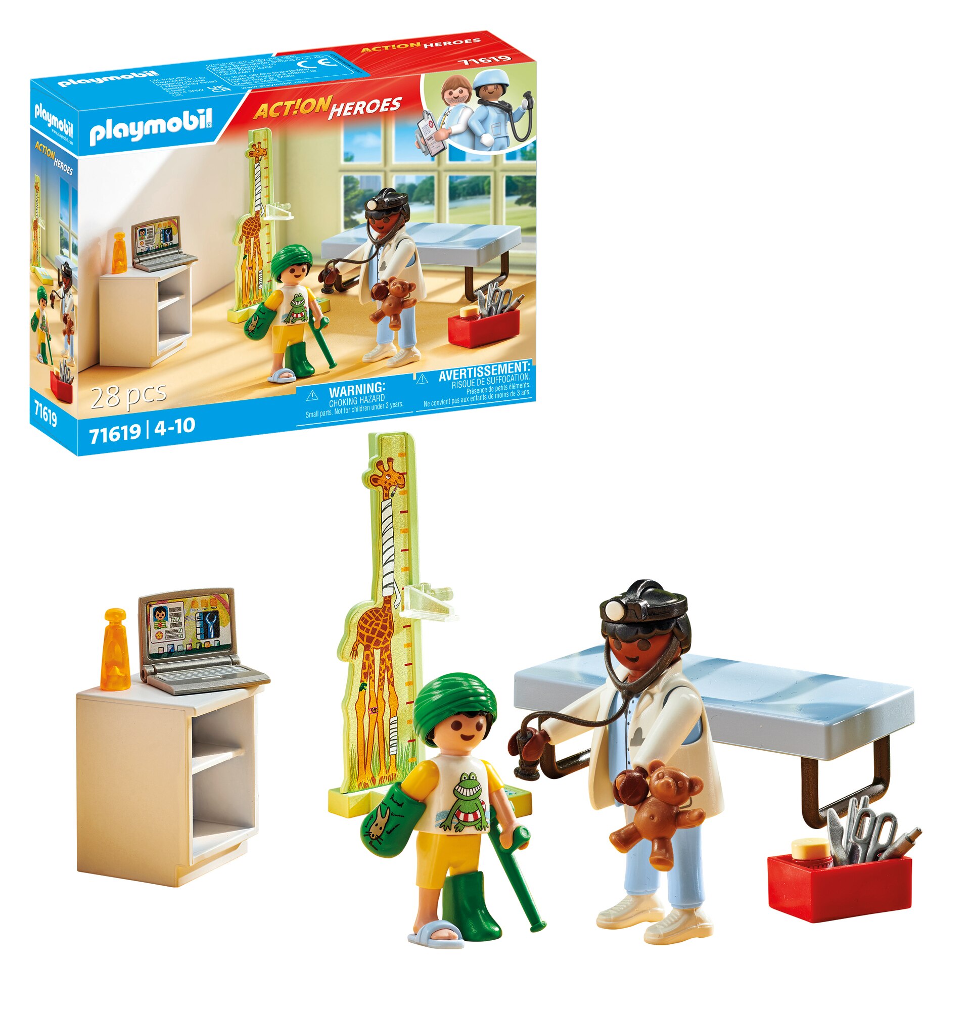 Pediatra con osito de peluche Playmobil 3
