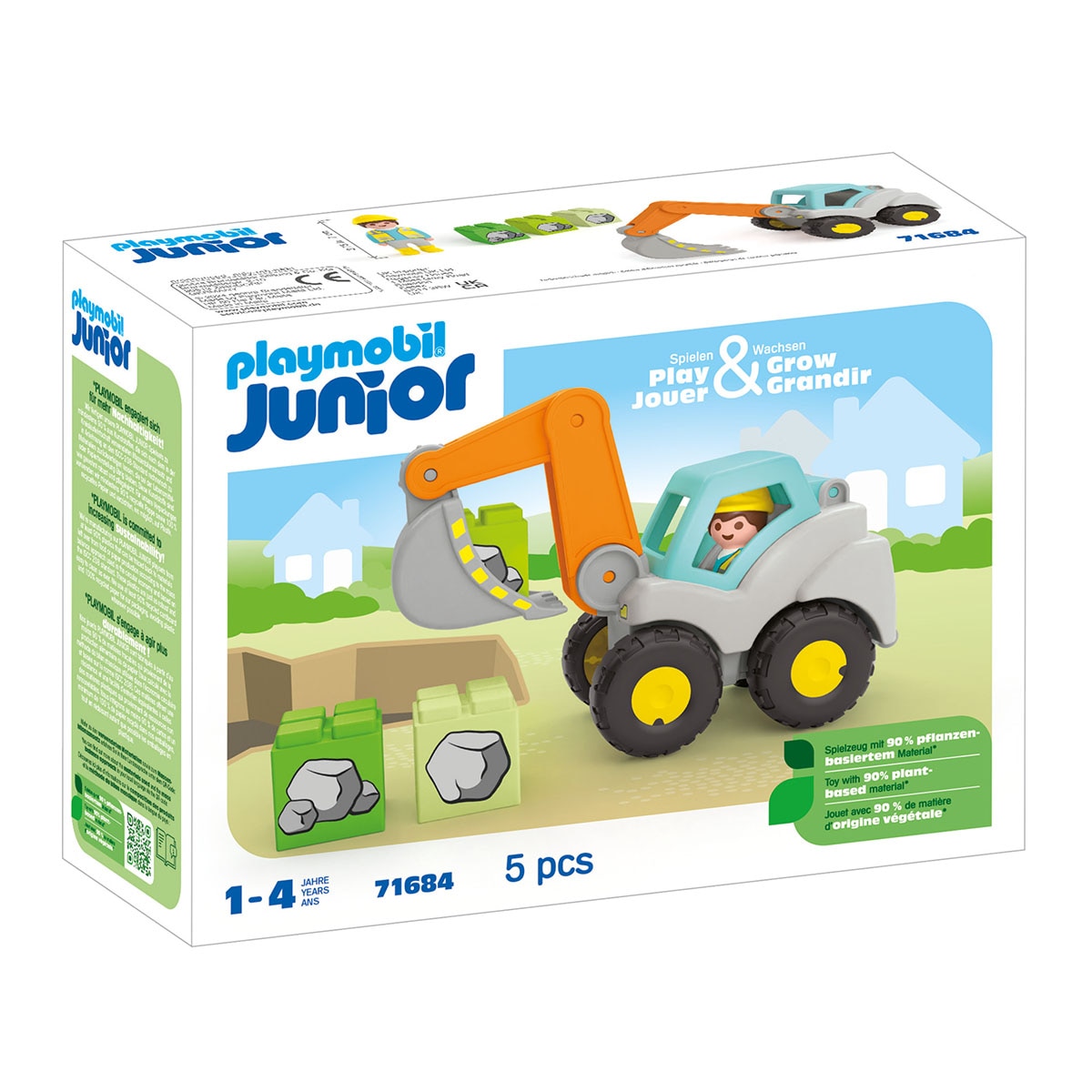 Imagen 0 de JUNIOR: pala excavadora Playmobil