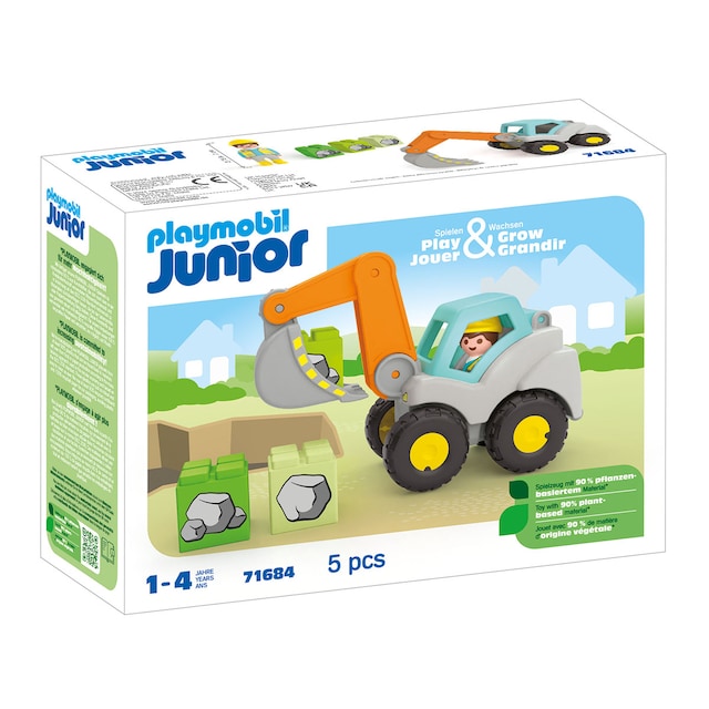 JUNIOR: pala excavadora Playmobil