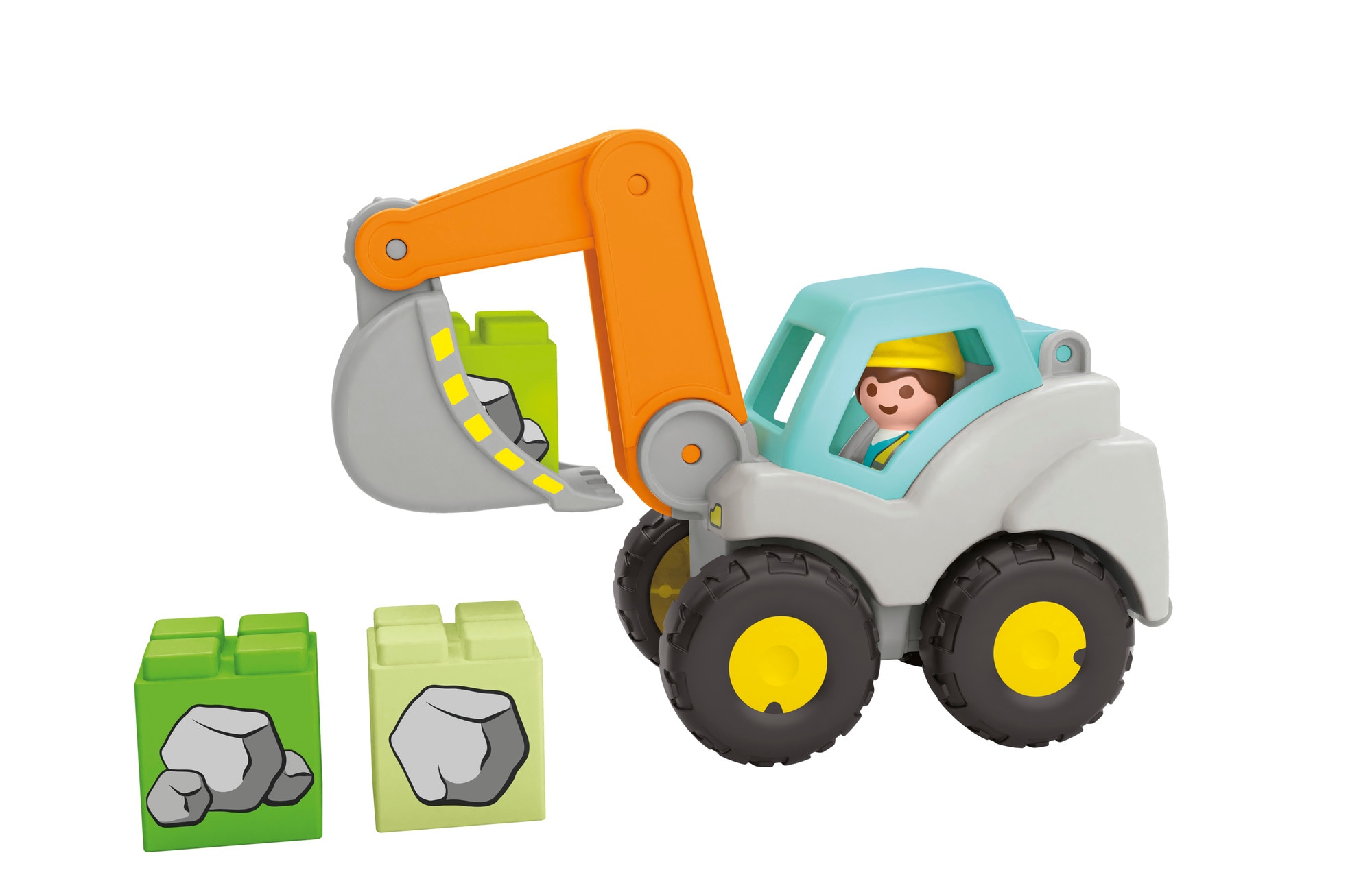 JUNIOR: pala excavadora Playmobil 2