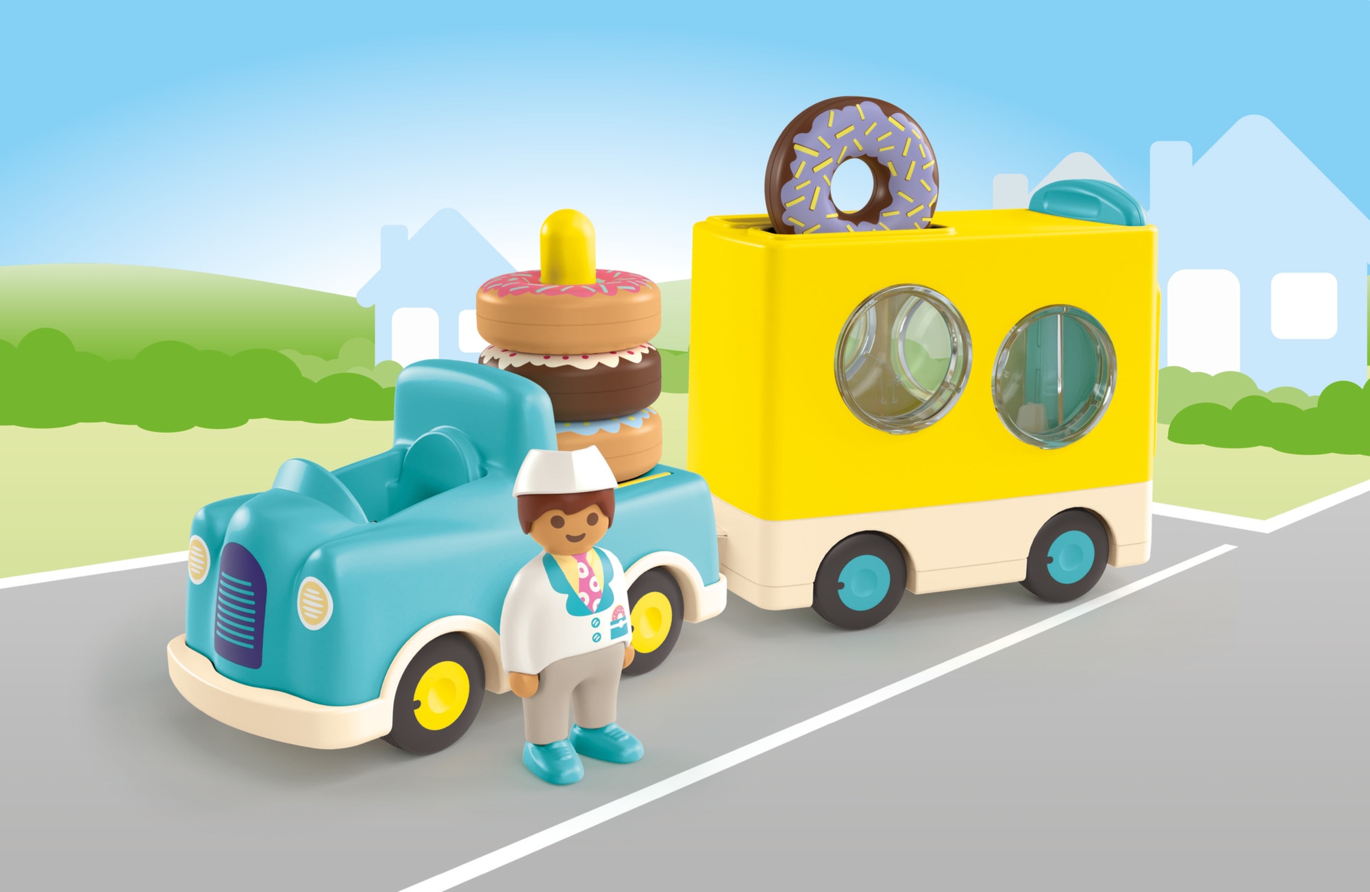 JÚNIOR: Camião de donuts Playmobil 4