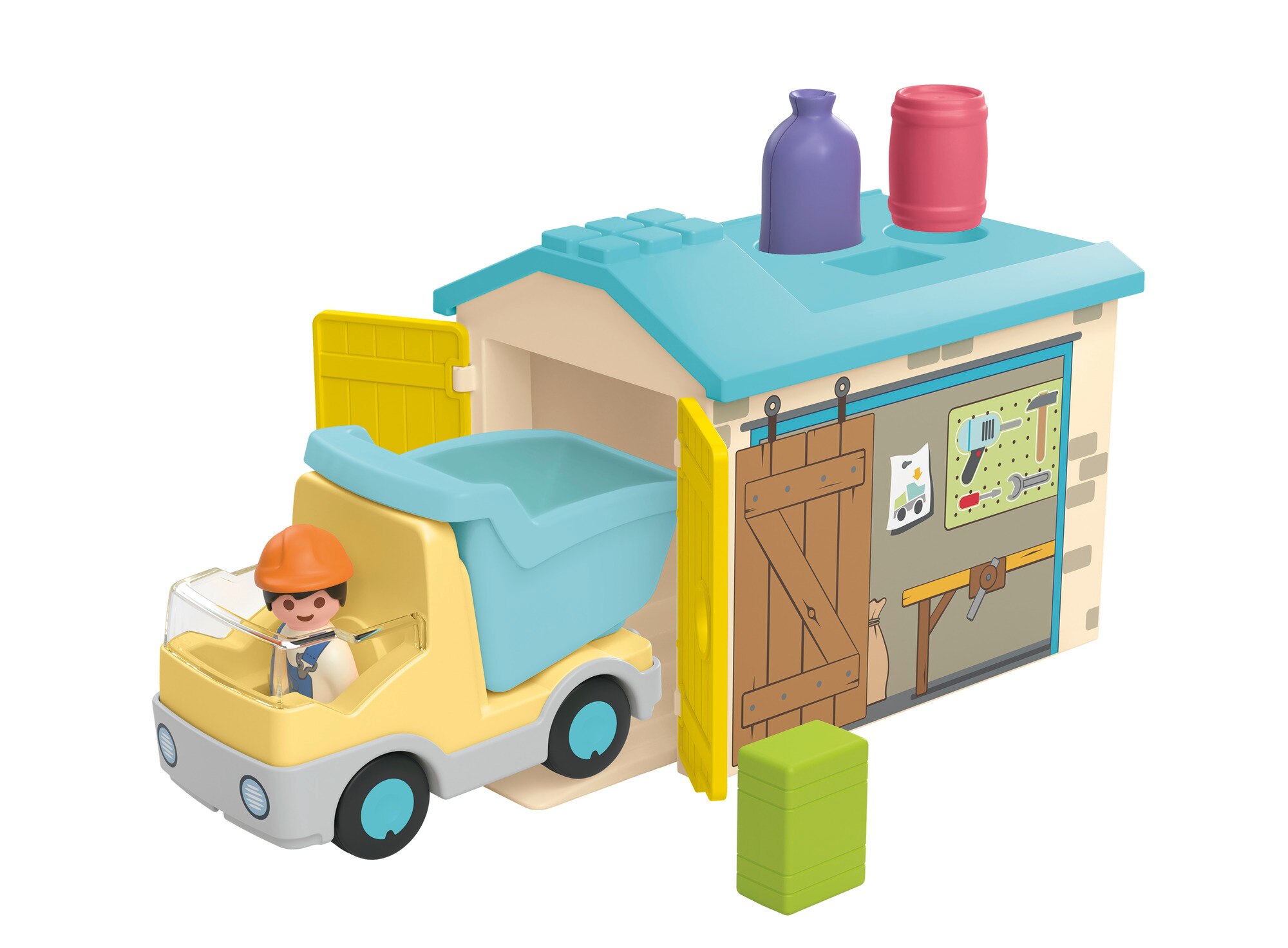 JUNIOR: camión con garaje Playmobil 2