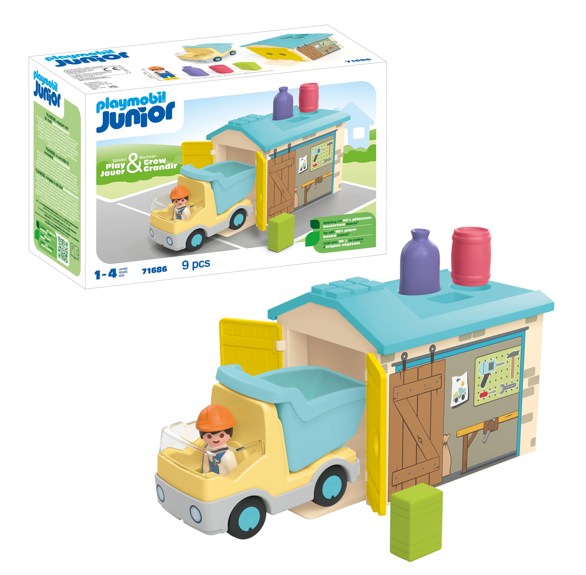 JUNIOR: camión con garaje Playmobil 3