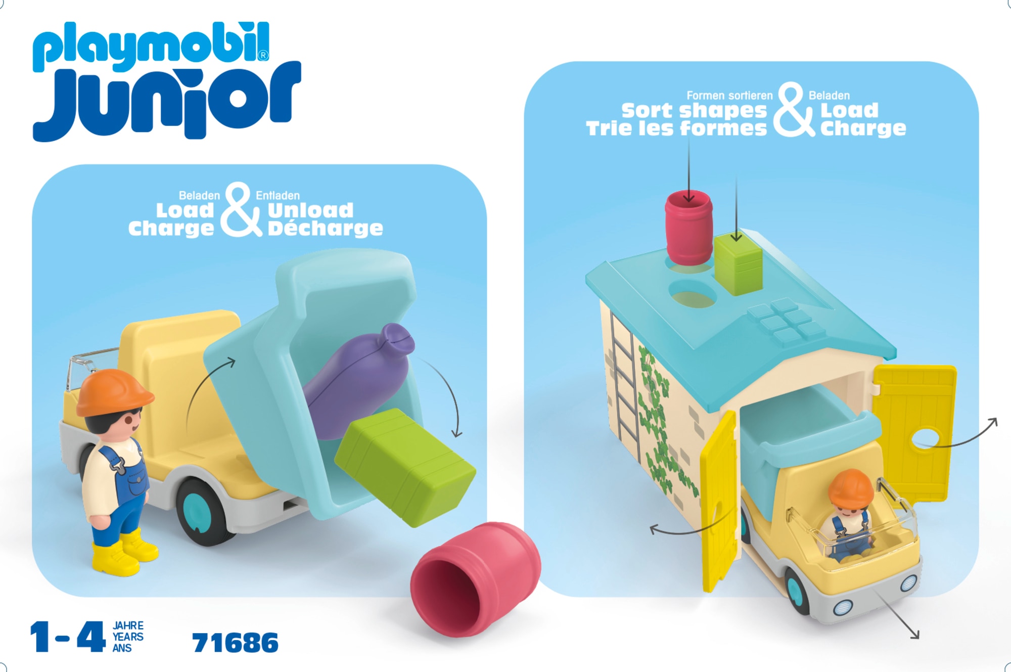 JUNIOR: camión con garaje Playmobil 5