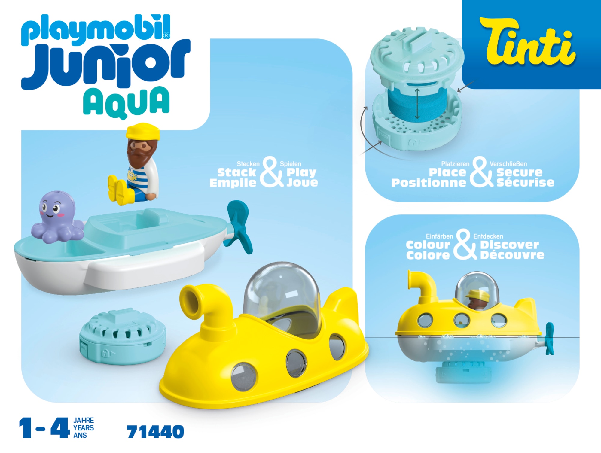 JUNIOR & Tinti: submarino colorido da Playmobil 5