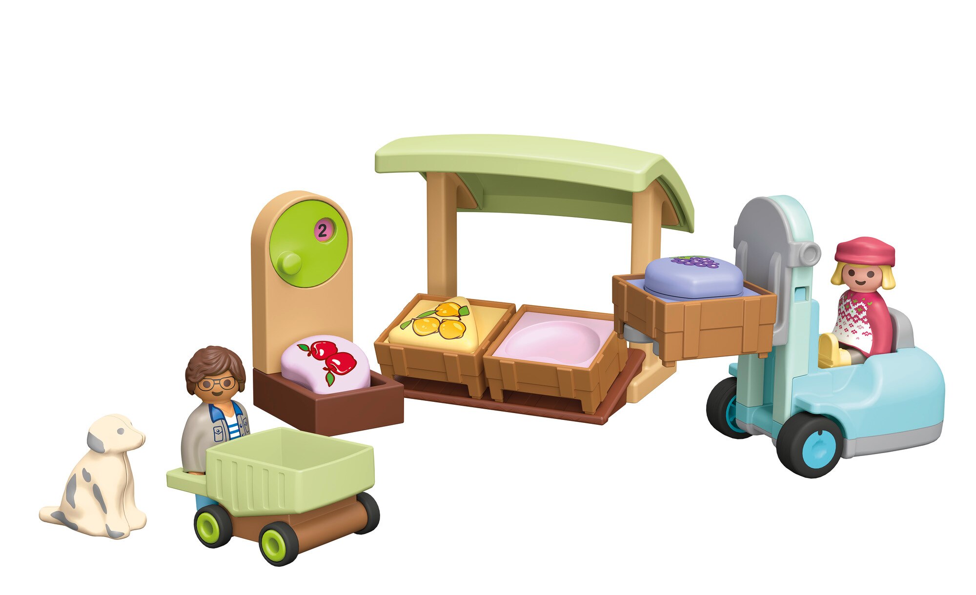 JUNIOR: suporte ecológico e empilhador Playmobil 2