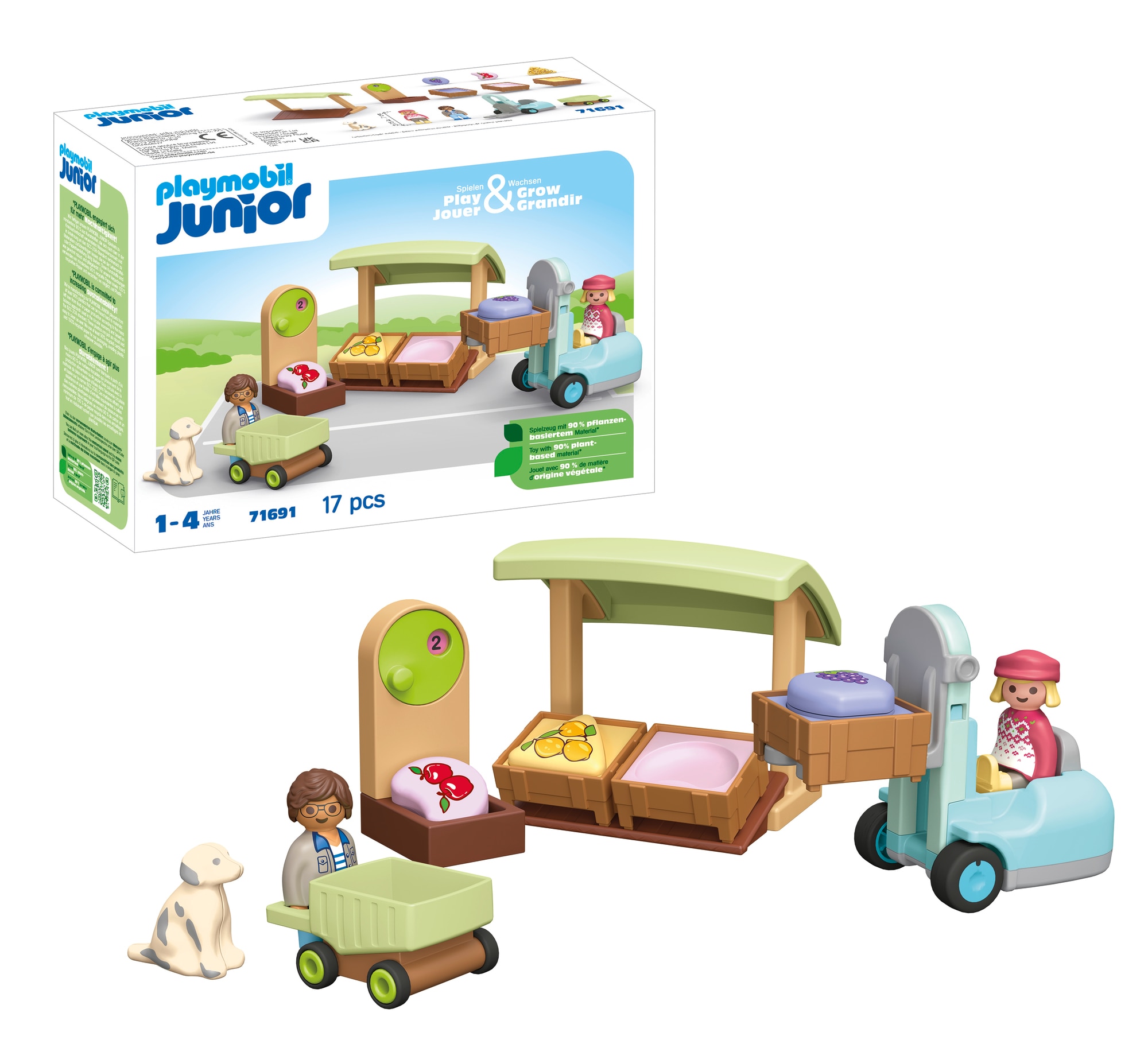 JUNIOR: suporte ecológico e empilhador Playmobil 3
