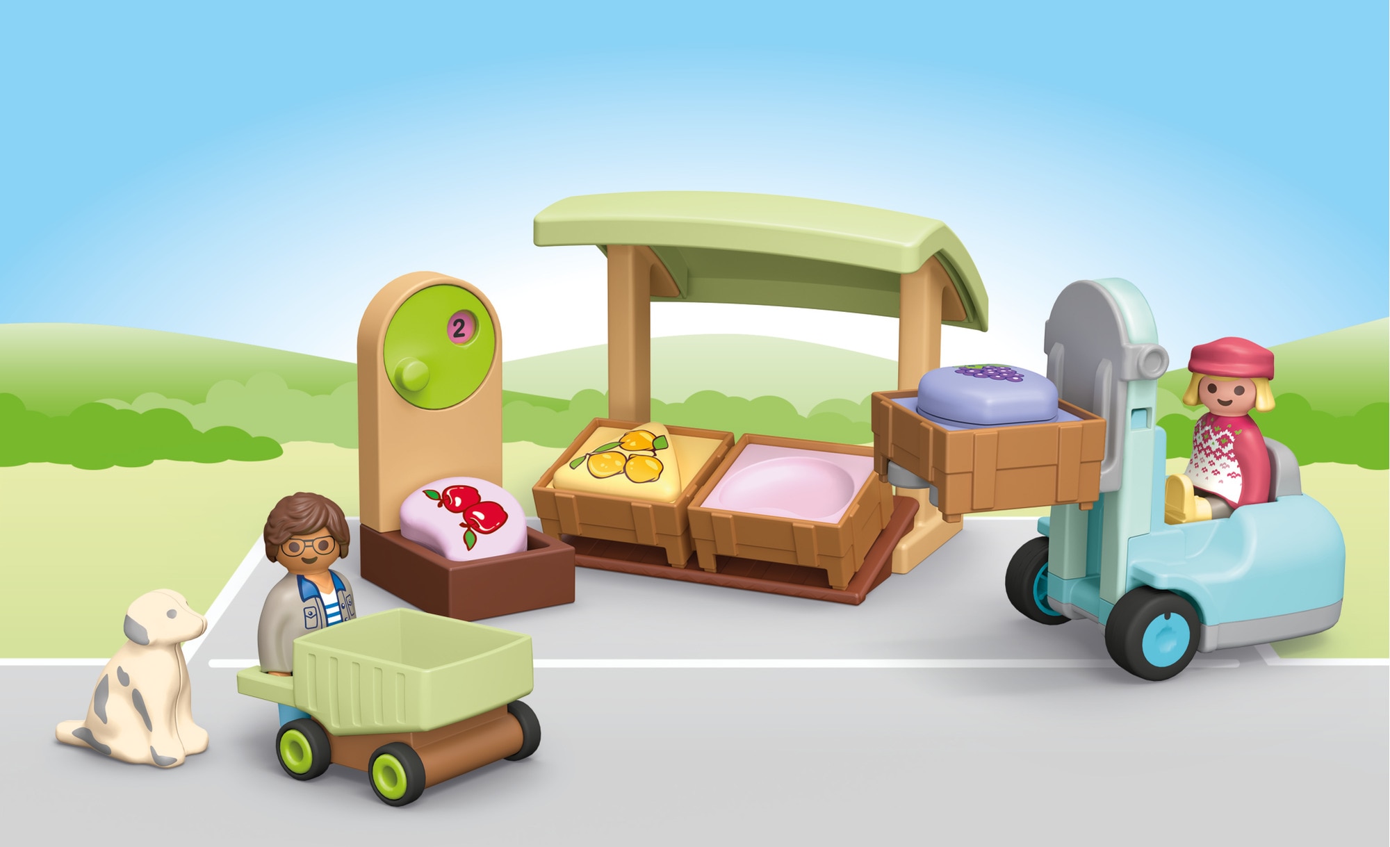 JUNIOR: suporte ecológico e empilhador Playmobil 4